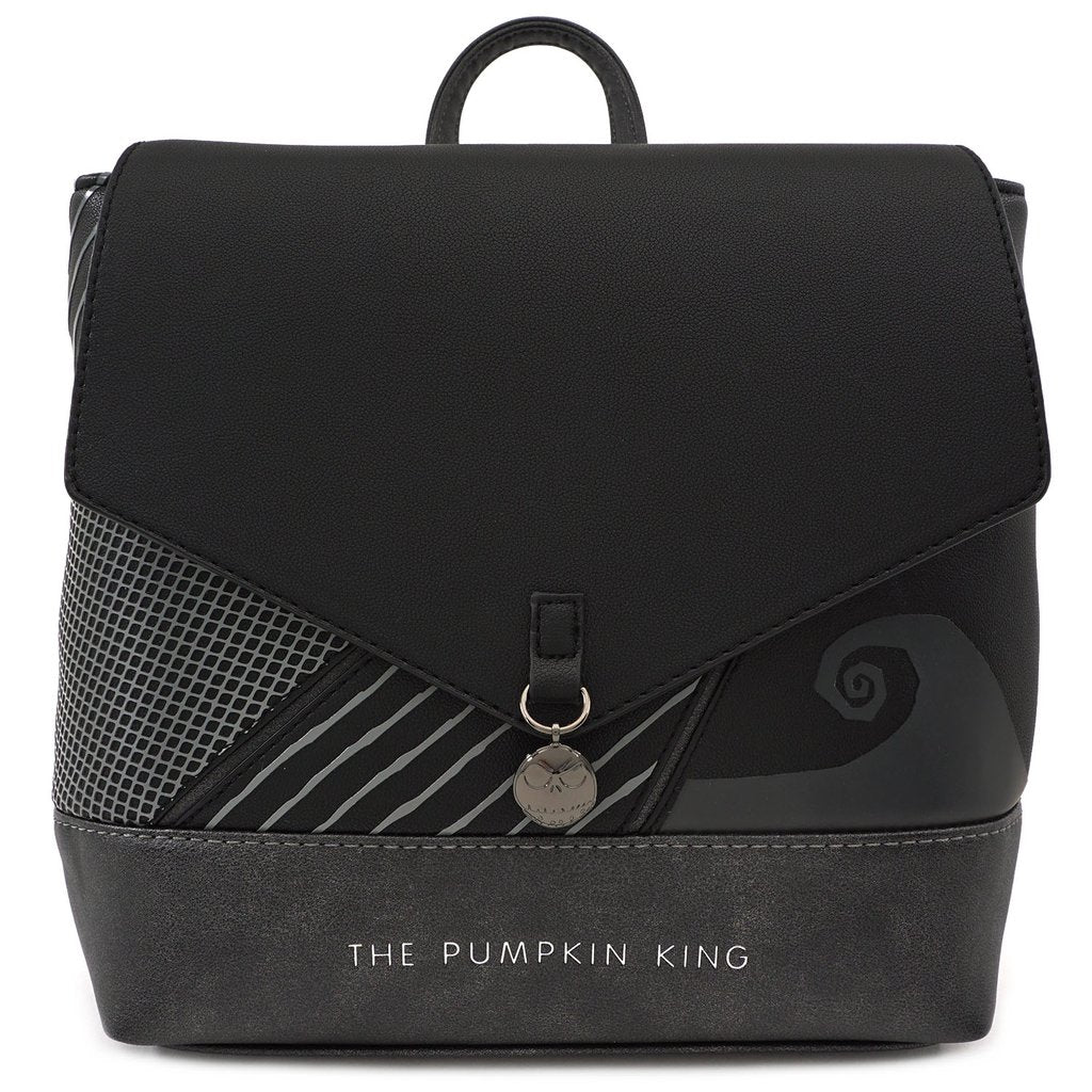 Loungefly x Nightmare Before Christmas Pumpkin King Convertible Mini Backpack - GeekCore