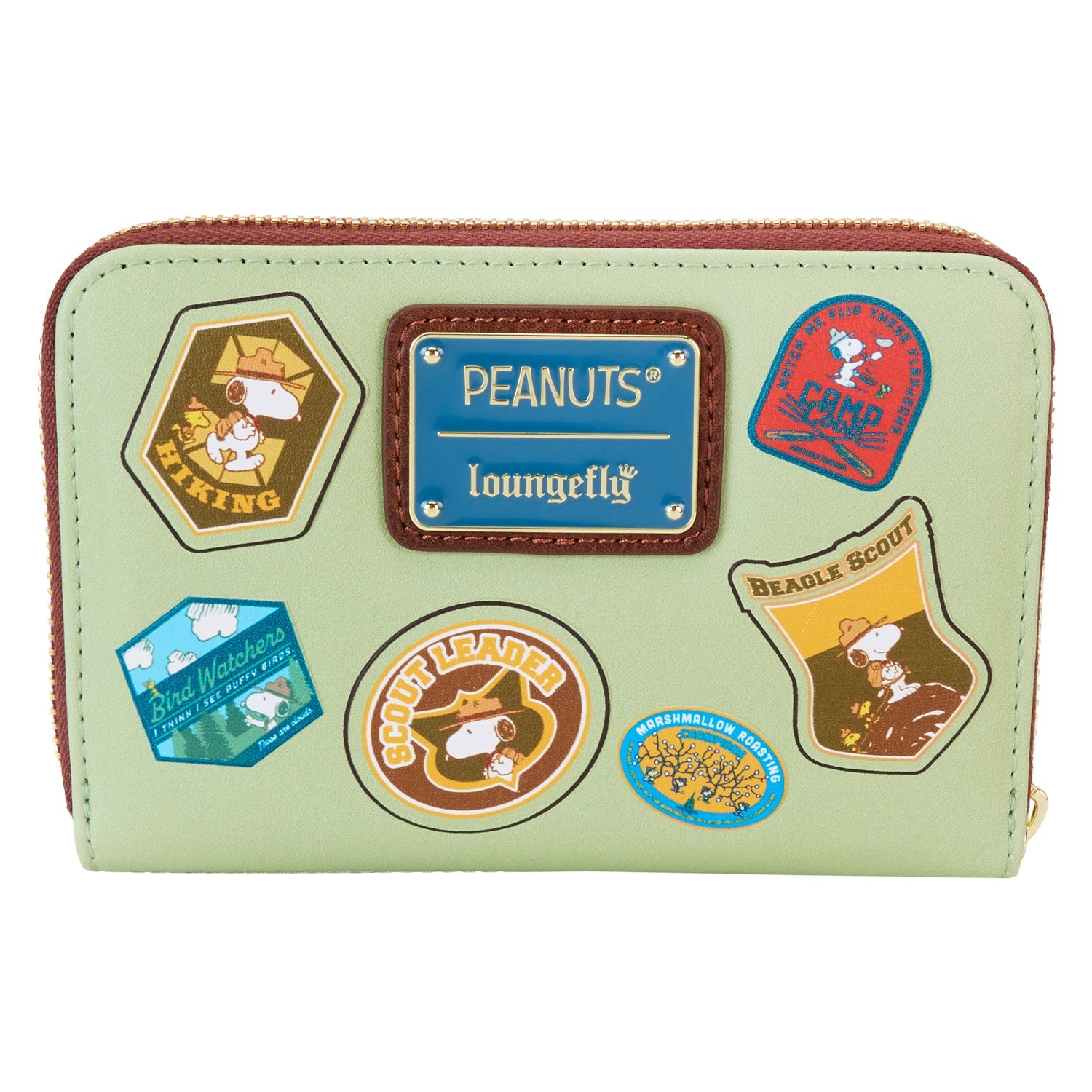 Loungefly x Peanuts Beagle Scouts 50th Anniversary Zip Around Wallet - GeekCore