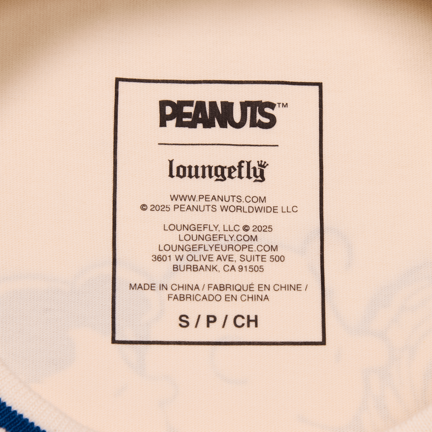 Loungefly x Peanuts Classic Baseball Tee - GeekCore