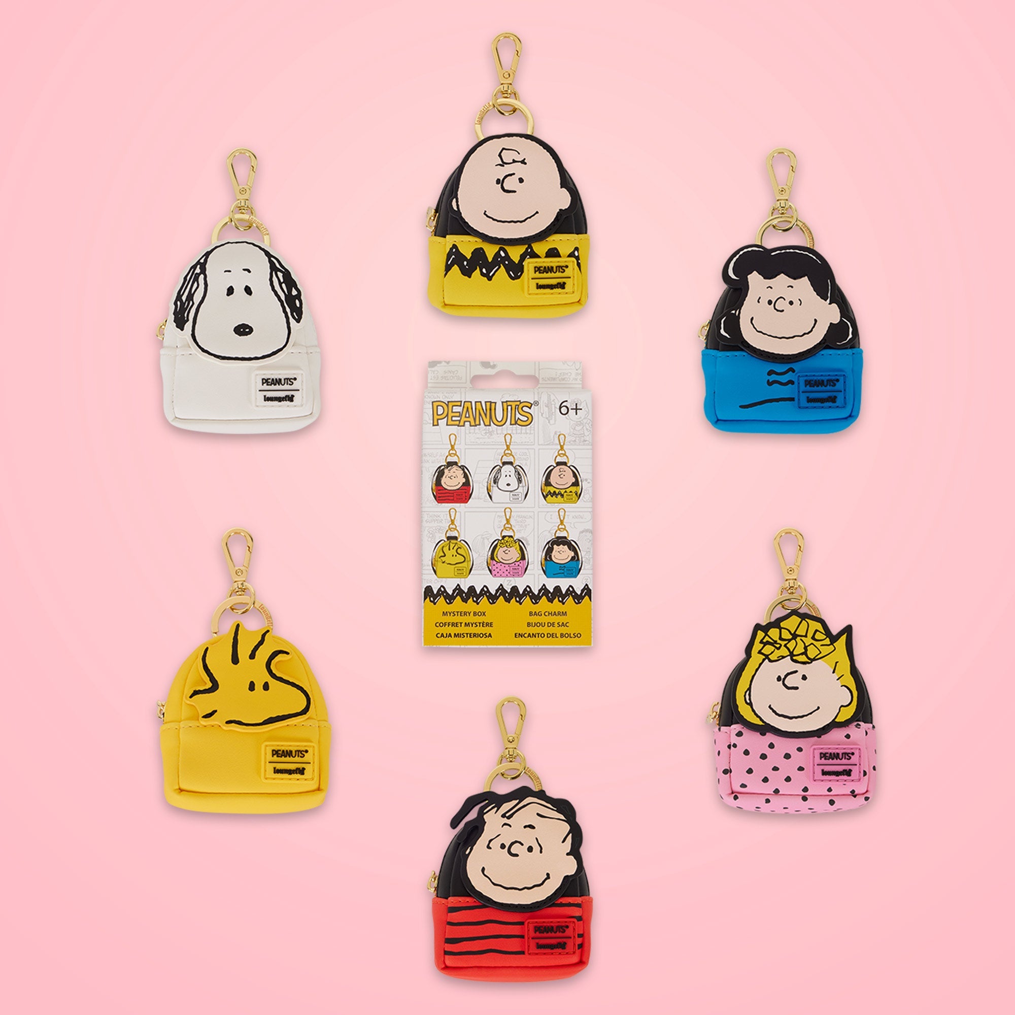 Loungefly x Peanuts Mystery Mini Backpack Bag Charms - GeekCore