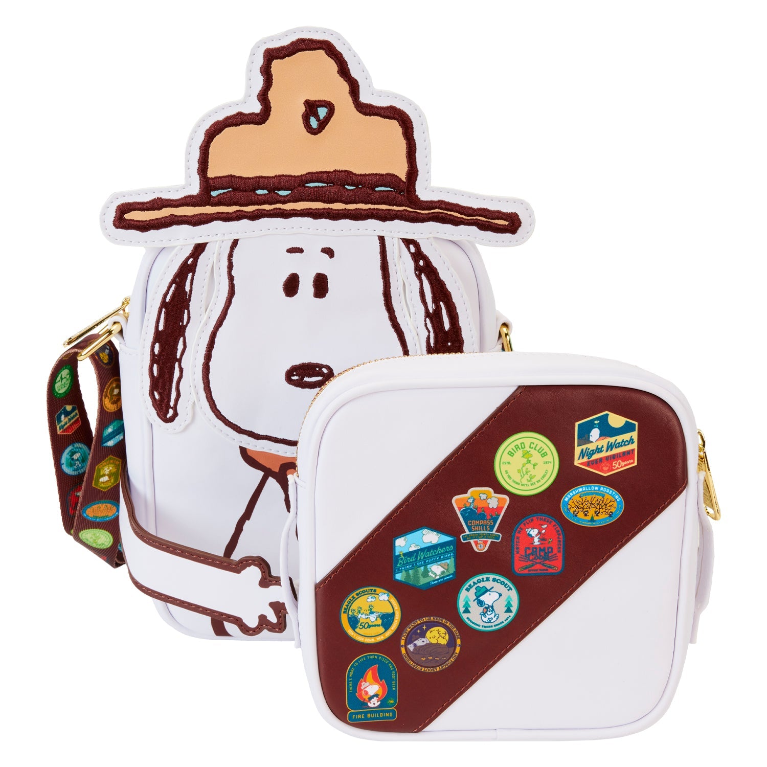 Loungefly x Peanuts Snoopy Beagle Scout Crossbuddies Bag - GeekCore