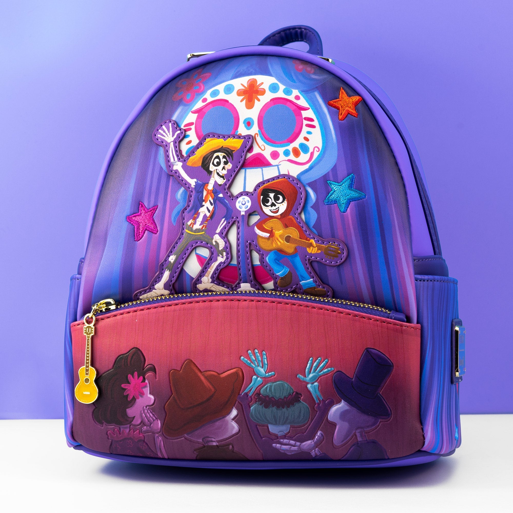 Loungefly x Pixar Coco Miguel and Hector Performance Mini Backpack - GeekCore