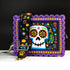 Loungefly x Pixar Coco Miguel Floral Skull Crossbody Handbag - GeekCore