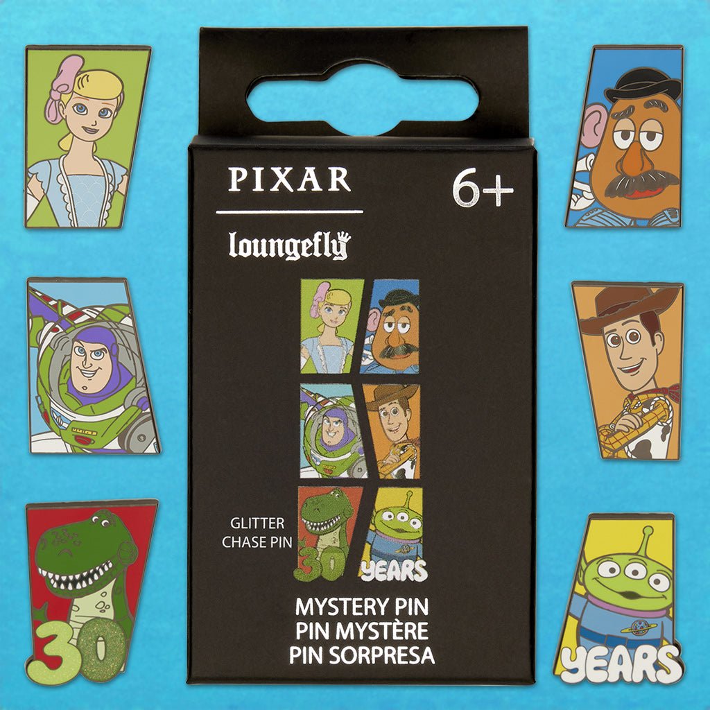 Loungefly x Pixar Toy Story 30th Anniversary Mystery Blind Box Pins - GeekCore