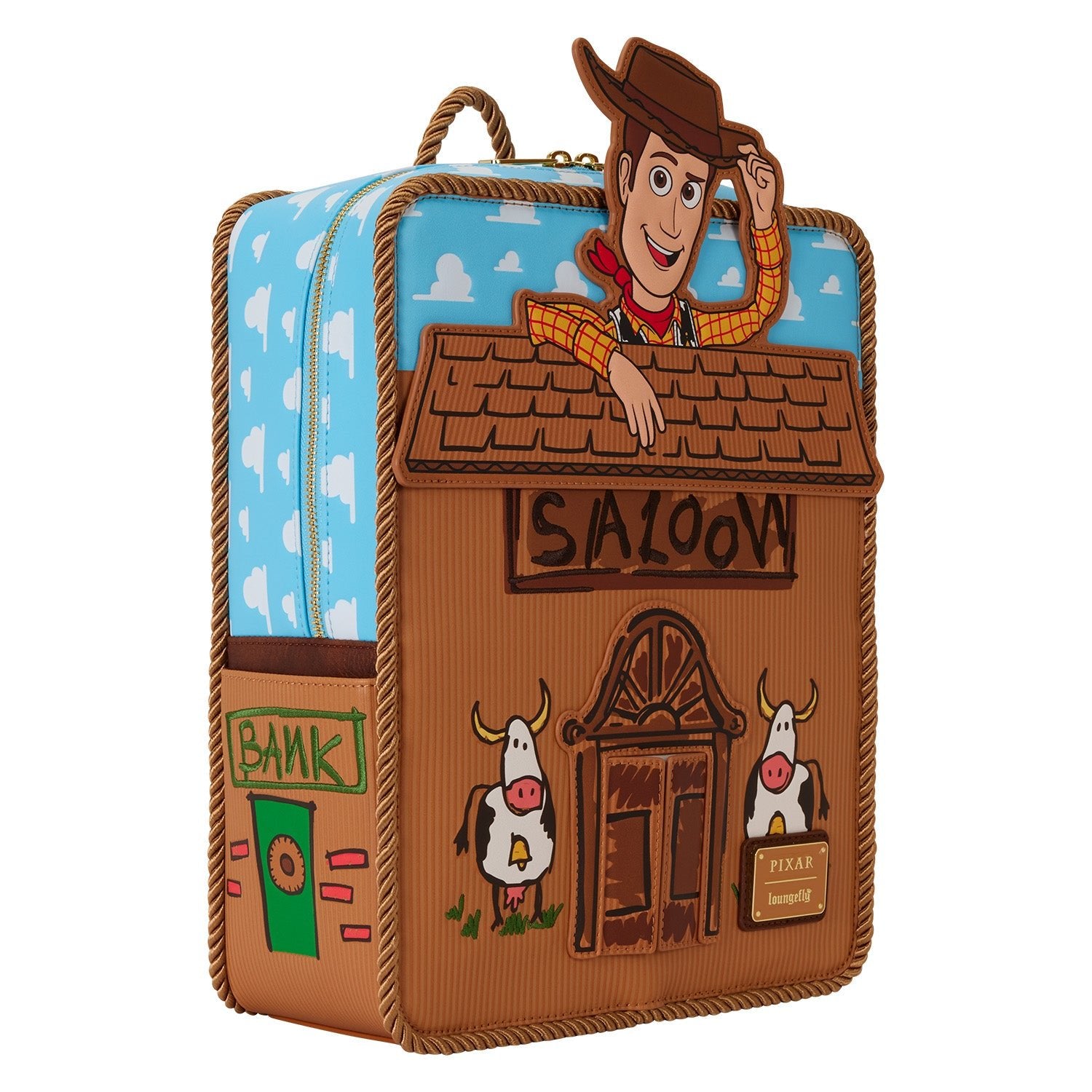 Loungefly x Pixar Toy Story 30th Anniversary Woody Mini Backpack - GeekCore