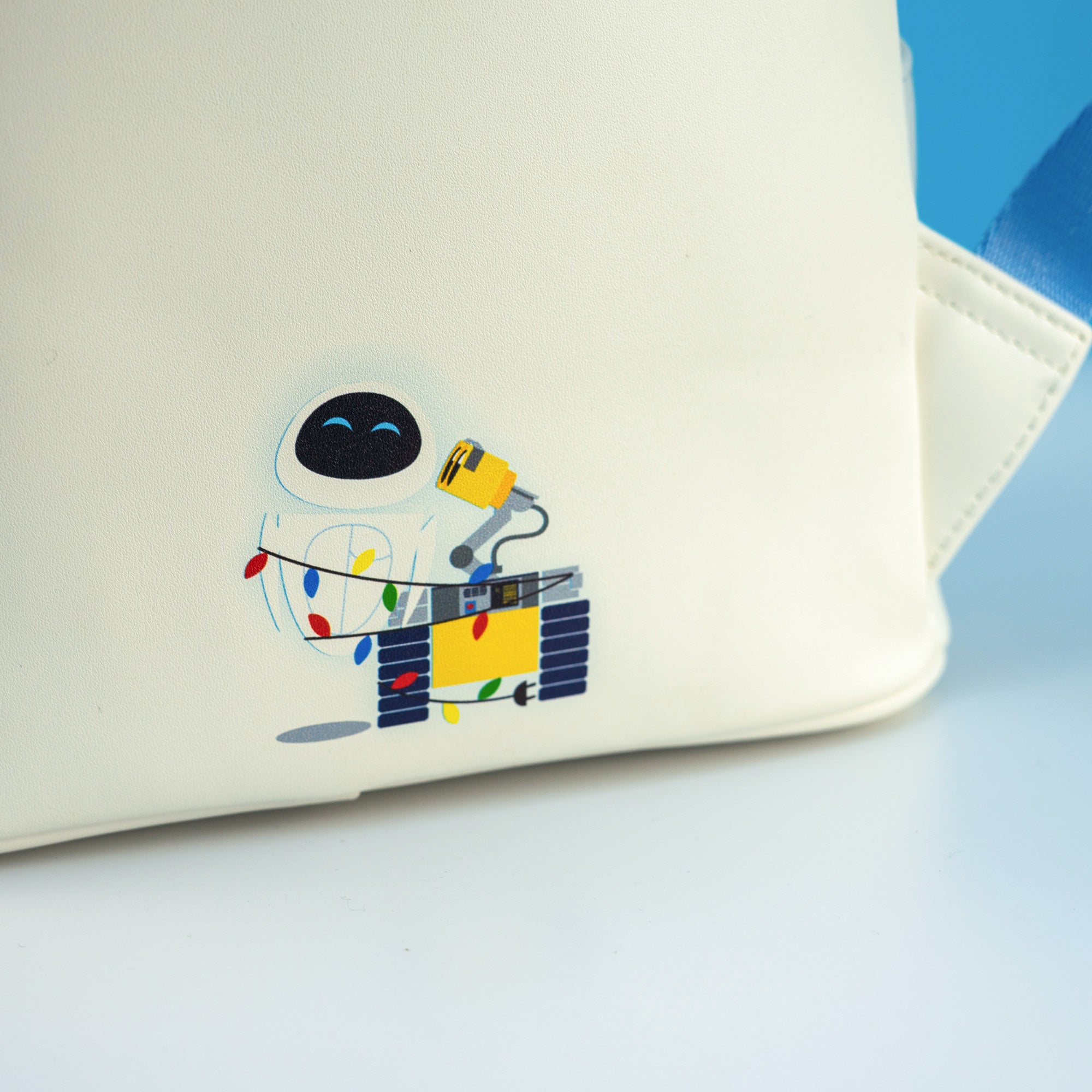 Loungefly x Pixar WALLE Eve Wearing Lights Cosplay Mini Backpack - GeekCore