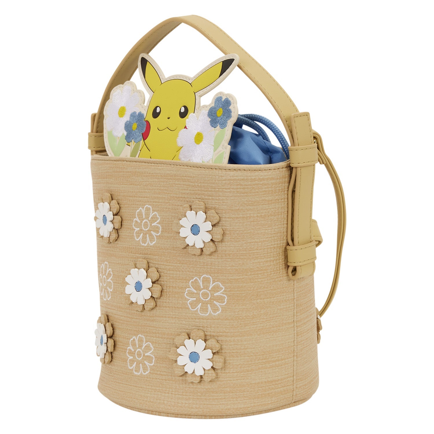 Loungefly x Pokémon Floral Pikachu Basket Crossbody Bag - GeekCore