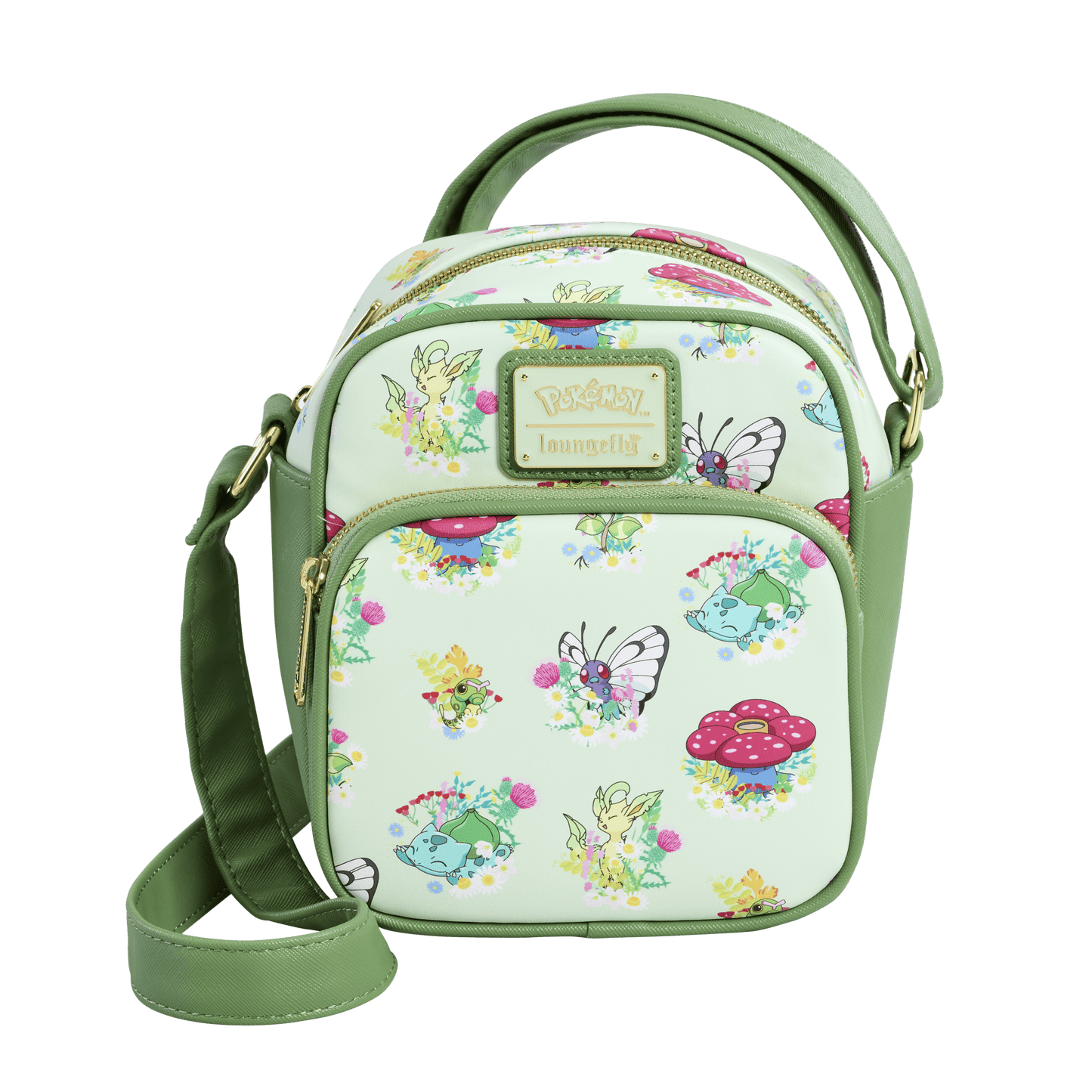 Loungefly x Pokemon Grass Type Crossbody Bag - GeekCore