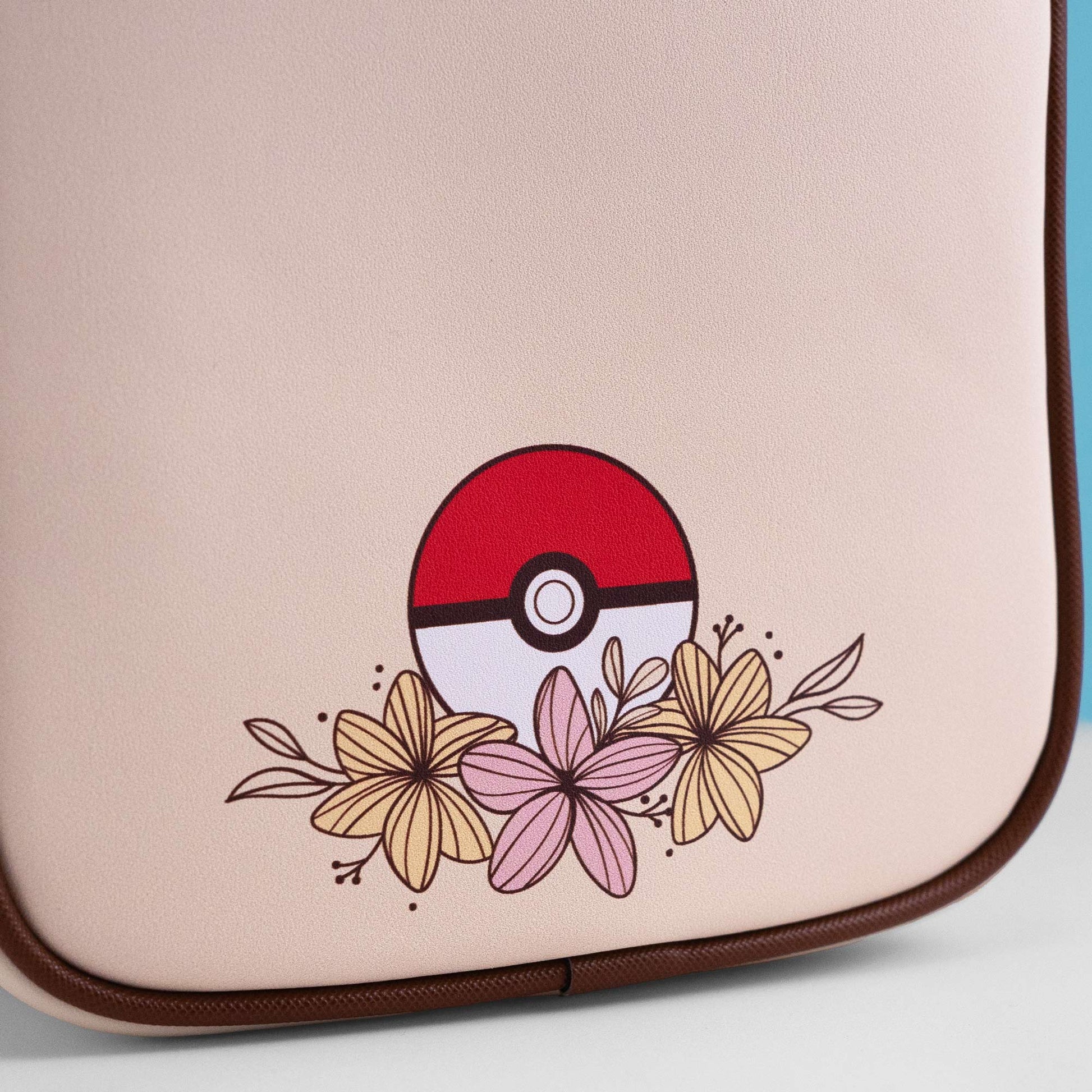 Loungefly x Pokemon Pikachu & Eevee Floral Pokeball Crossbody - GeekCore