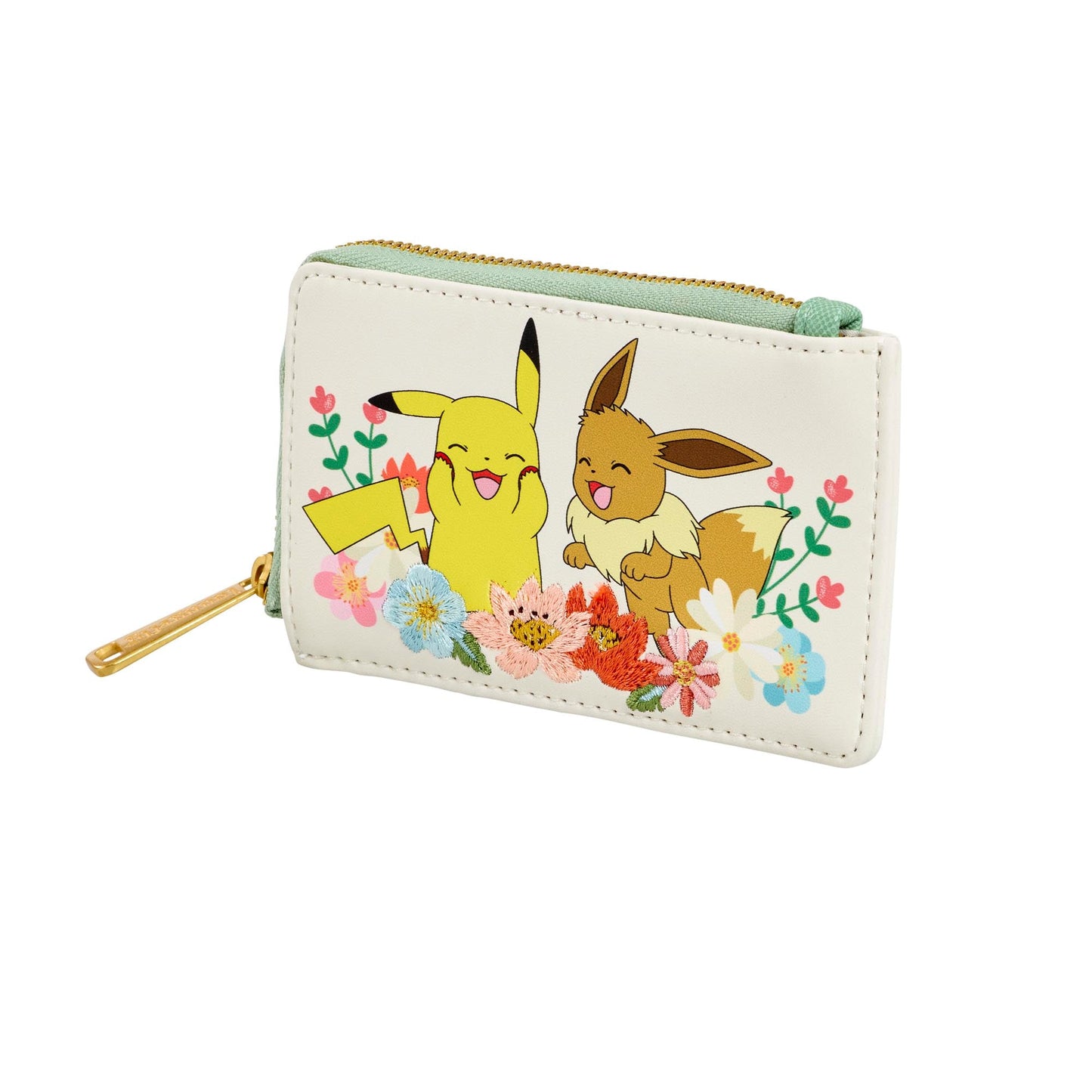 Loungefly x Pokemon Pikachu & Eevee Floral Wallet - GeekCore