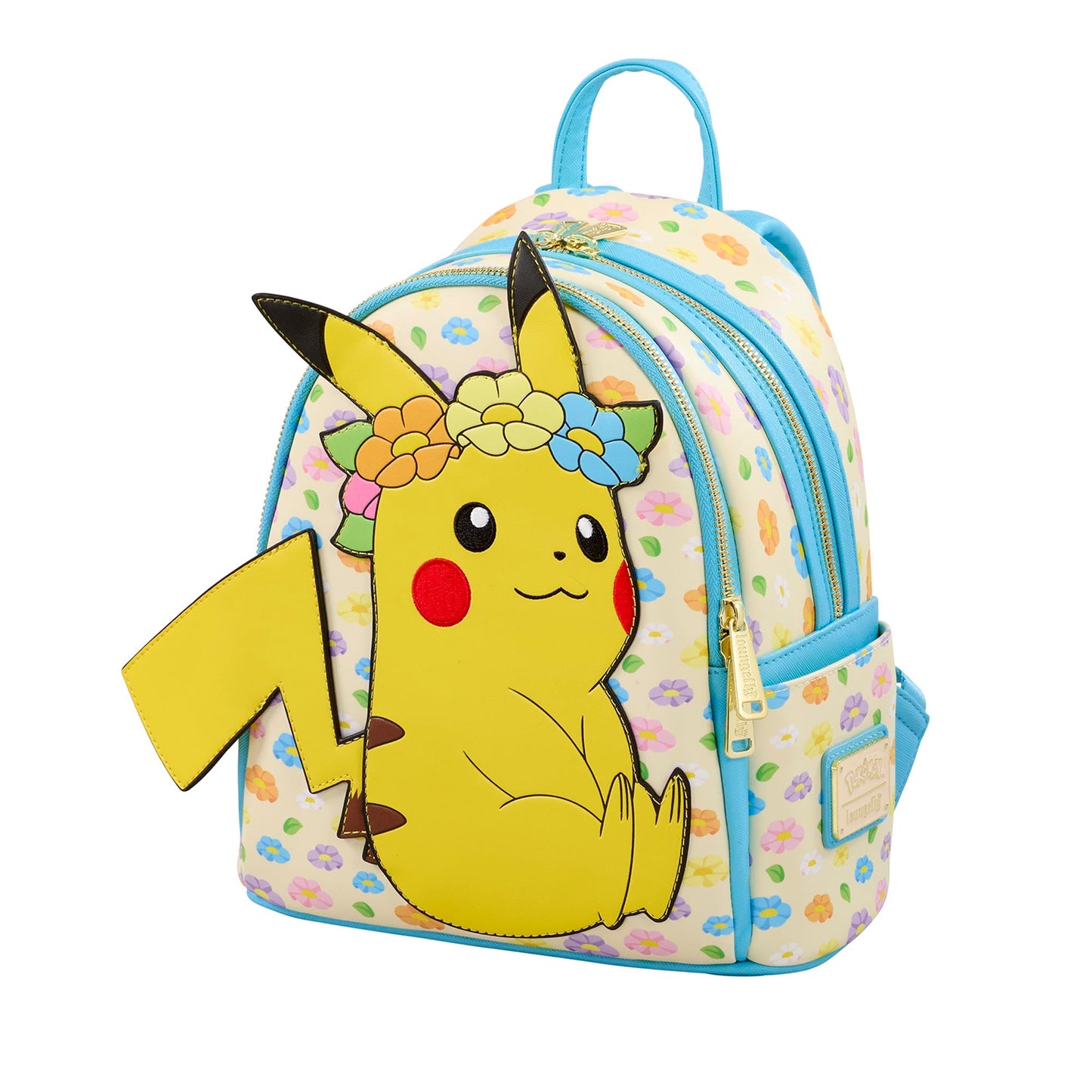 Loungefly x Pokemon Pikachu Floral Crown Mini Backpack - GeekCore