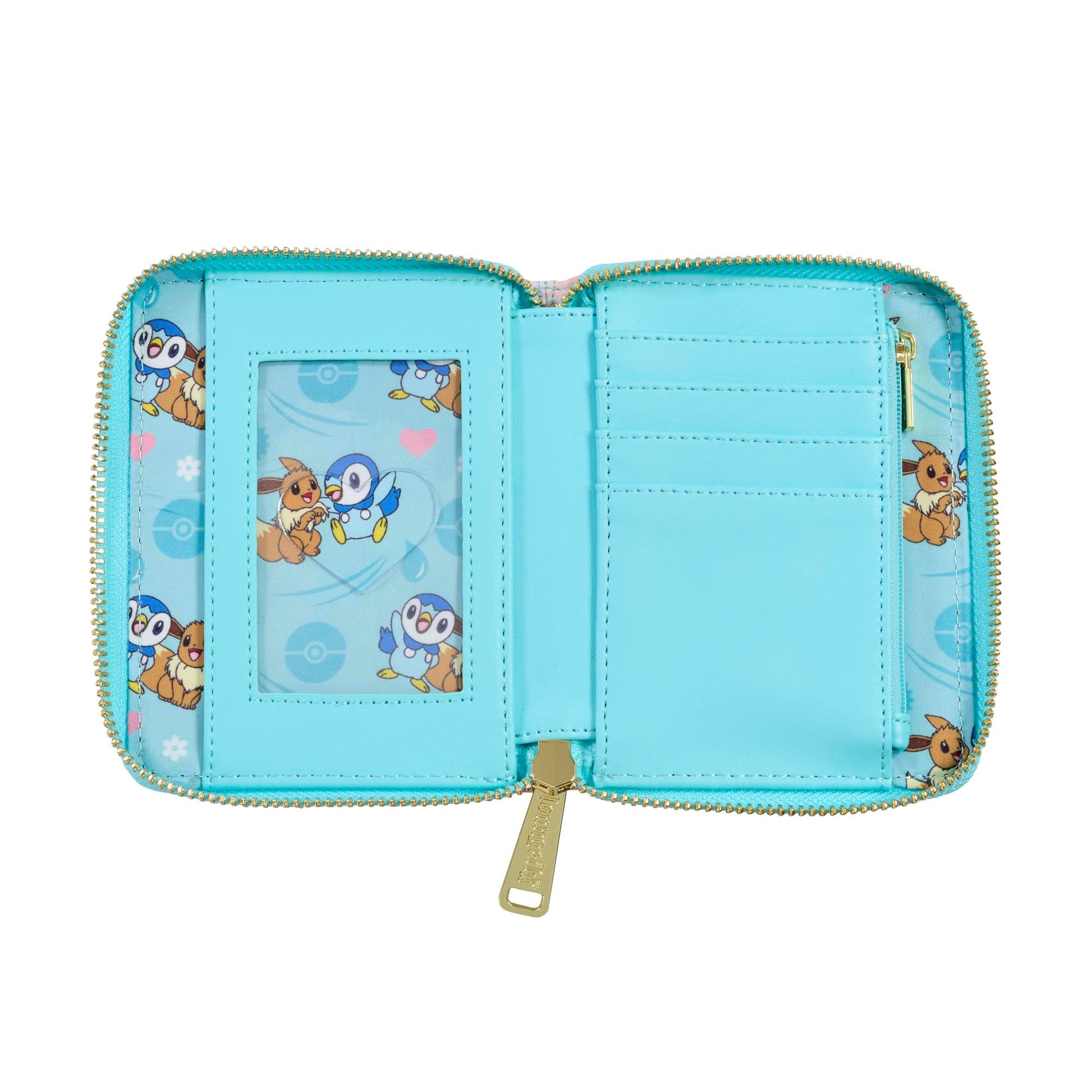 Loungefly x Pokemon Piplup & Eevee Friends Wallet - GeekCore