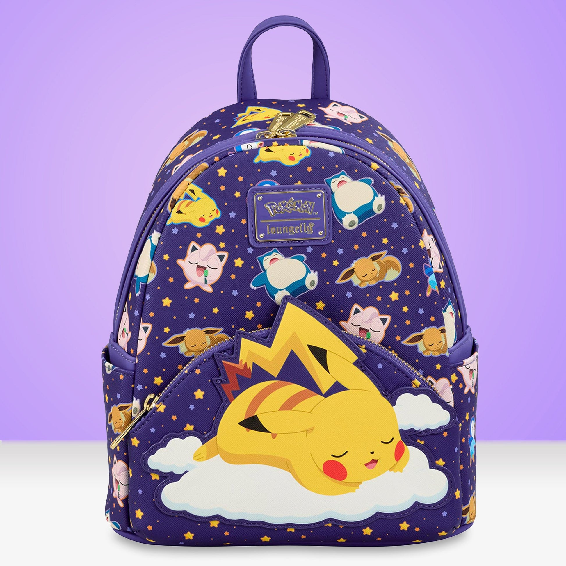 Loungefly x Pokemon Sleeping Pikachu And Friends Mini Backpack - GeekCore