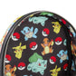 Loungefly x Pokemon Starters and Pikachu AOP Mini Backpack - GeekCore