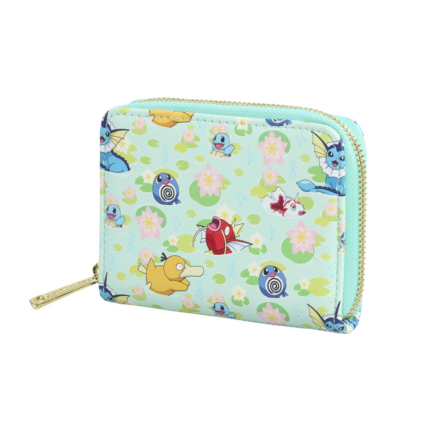 Loungefly x Pokemon Water Type Lily Pad AOP Wallet - GeekCore