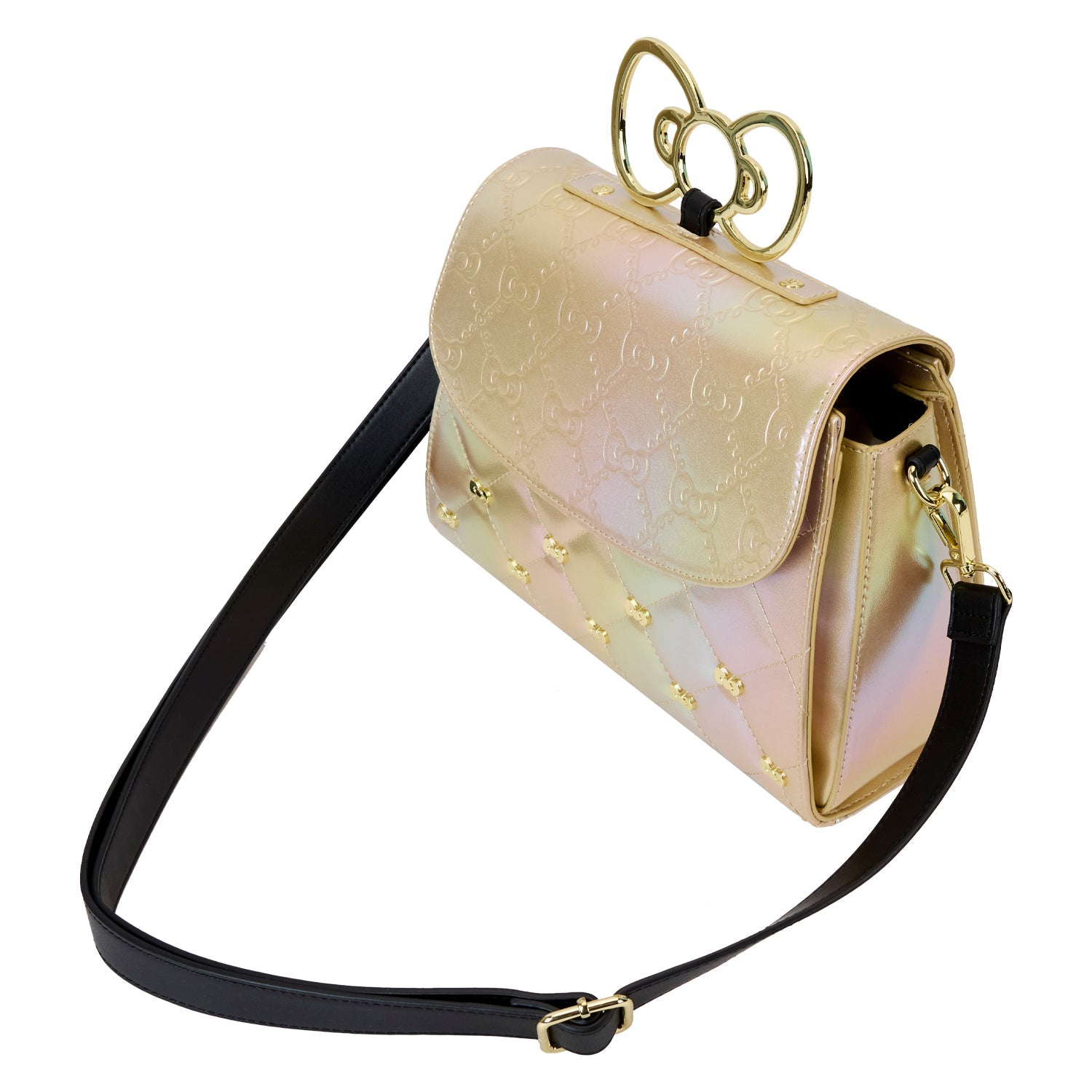 Loungefly x Sanrio 50th Anniversary Gold Crossbody Bag - GeekCore