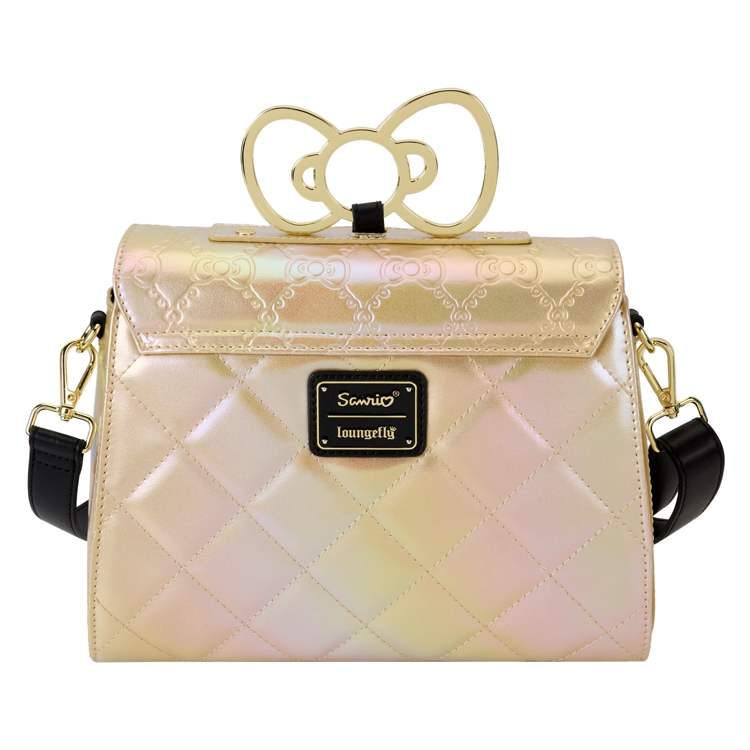 Loungefly x Sanrio 50th Anniversary Gold Crossbody Bag - GeekCore