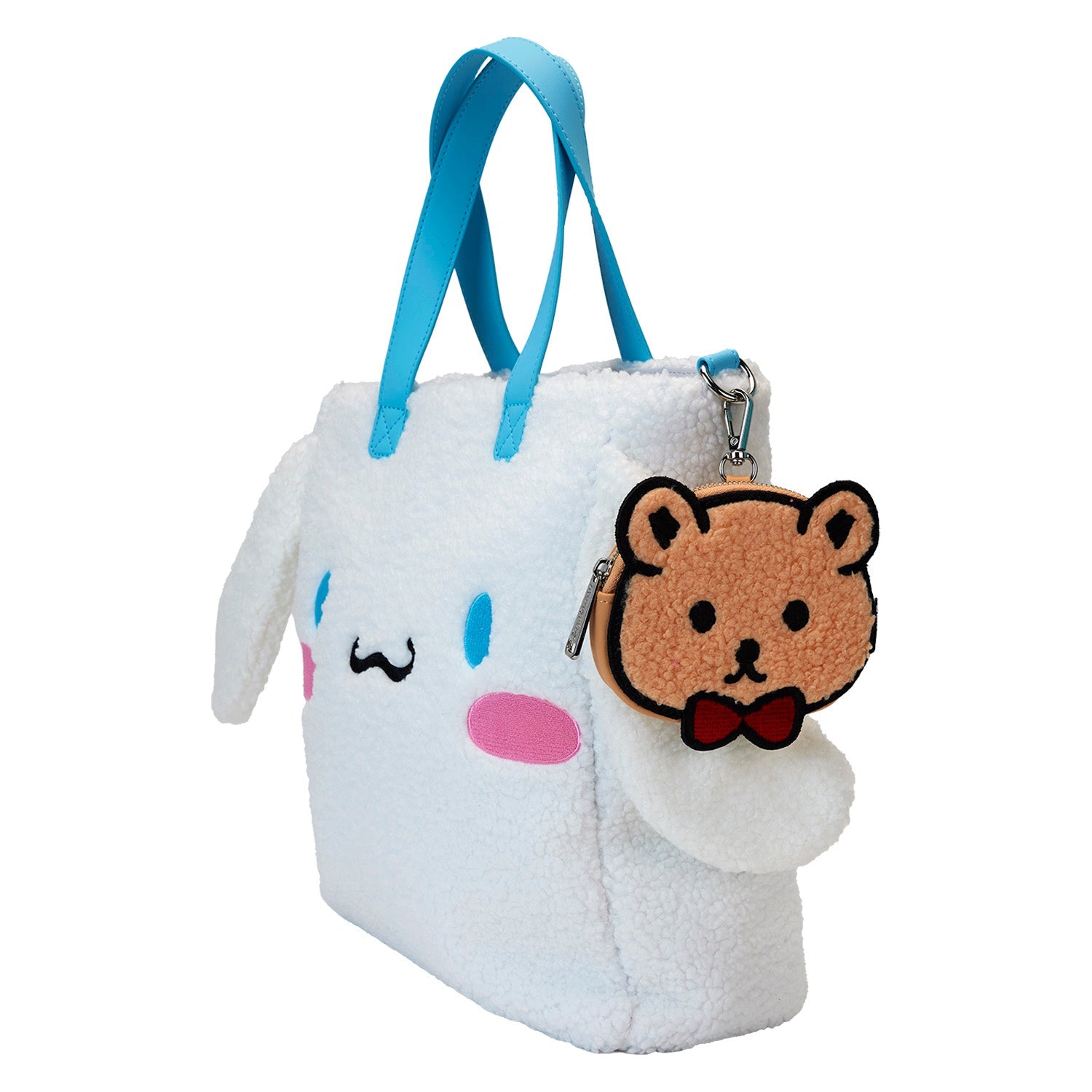 Loungefly x Sanrio Cinnamoroll Sherpa Tote Bag with Coin Bag - GeekCore