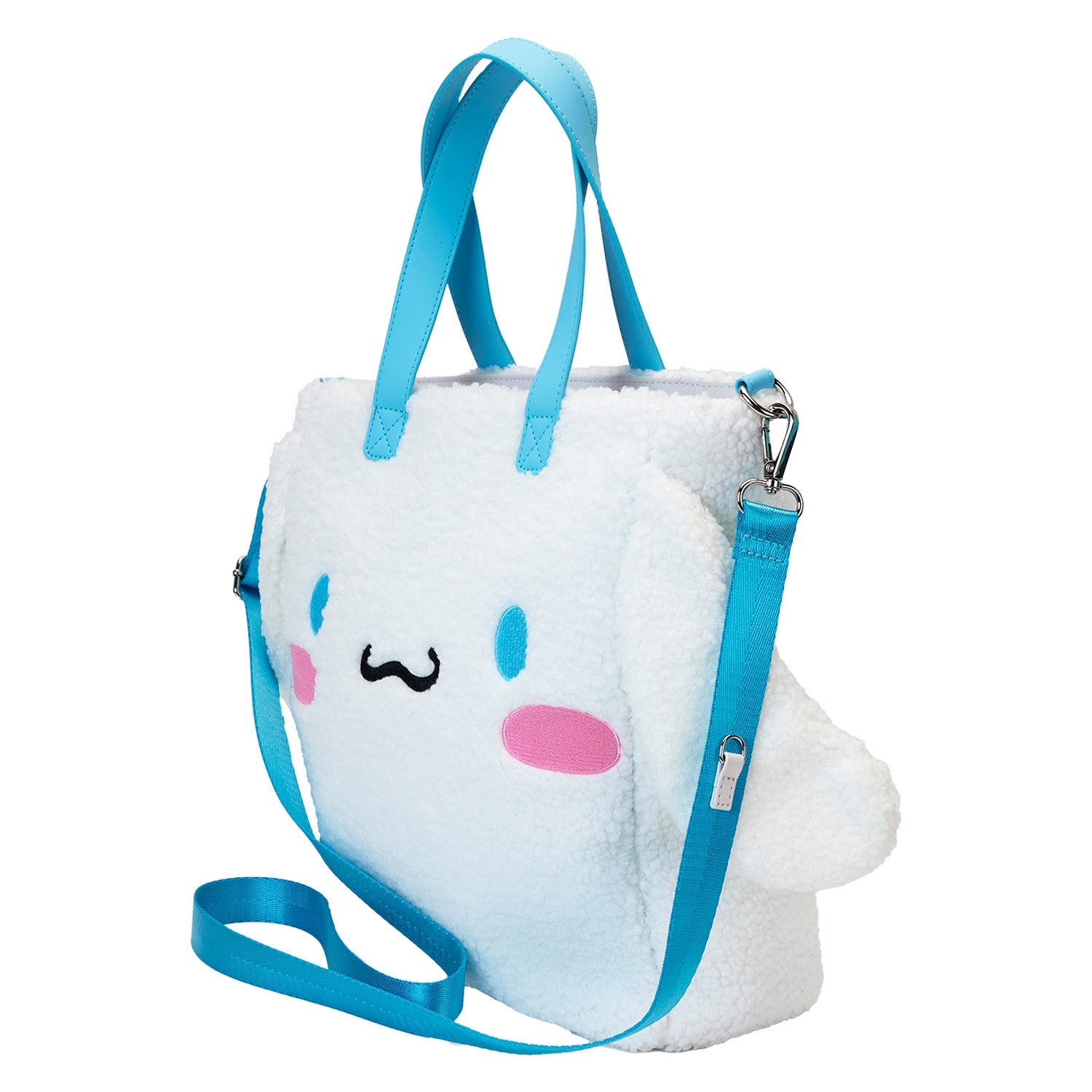 Loungefly x Sanrio Cinnamoroll Sherpa Tote Bag with Coin Bag - GeekCore