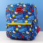 Loungefly x Sanrio Hello Kitty 50th Anniversary Classic AOP Nylon Square Mini Backpack - GeekCore