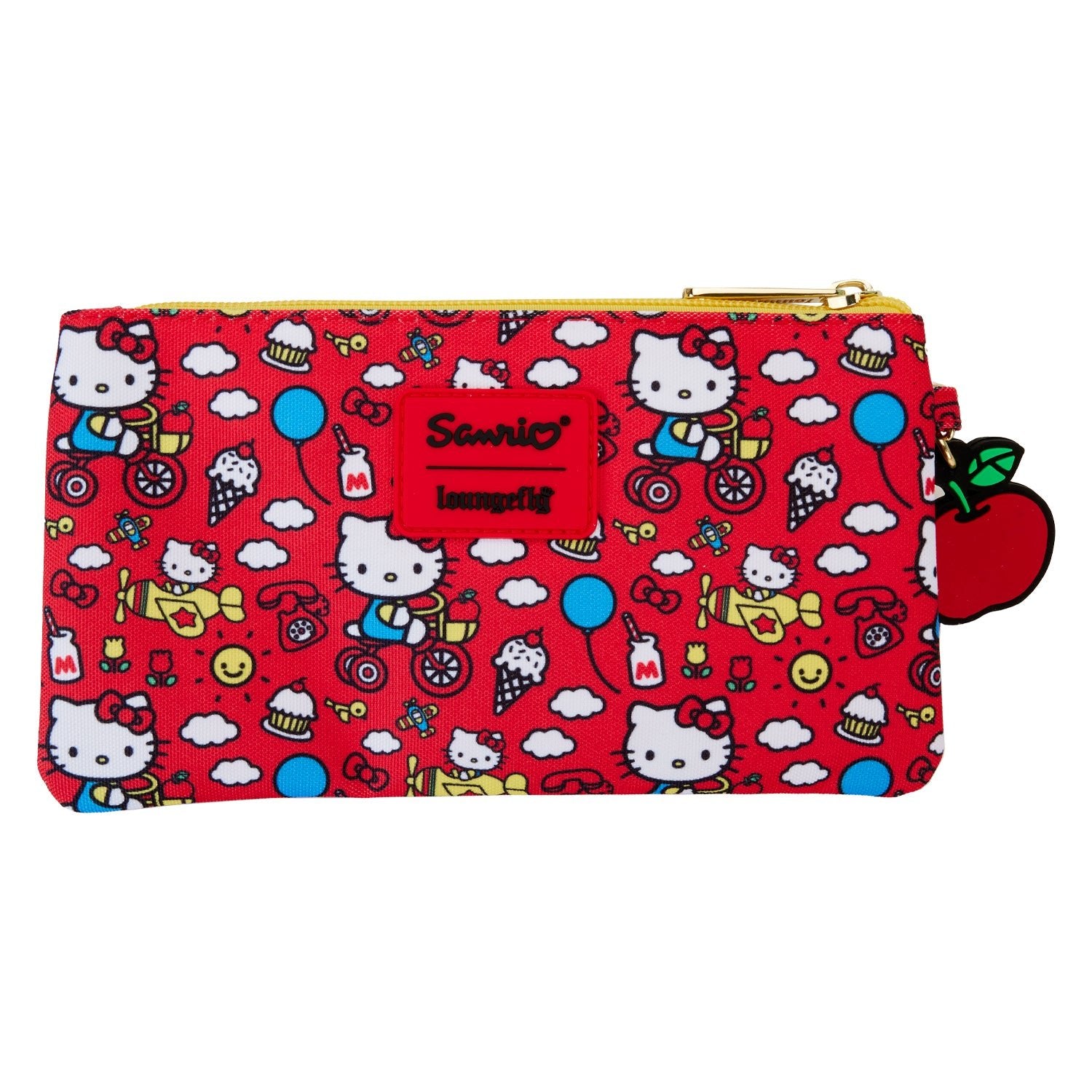 Loungefly x Sanrio Hello Kitty 50th Anniversary Classic AOP Wristlet Wallet - GeekCore