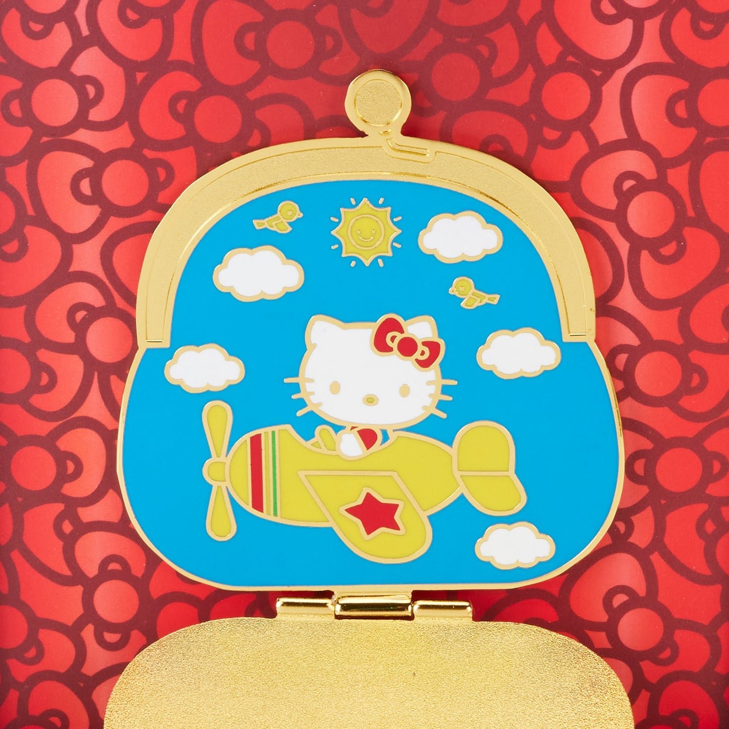 Loungefly x Sanrio Hello Kitty 50th Anniversary Coin Bag 3 Inch Pin - GeekCore