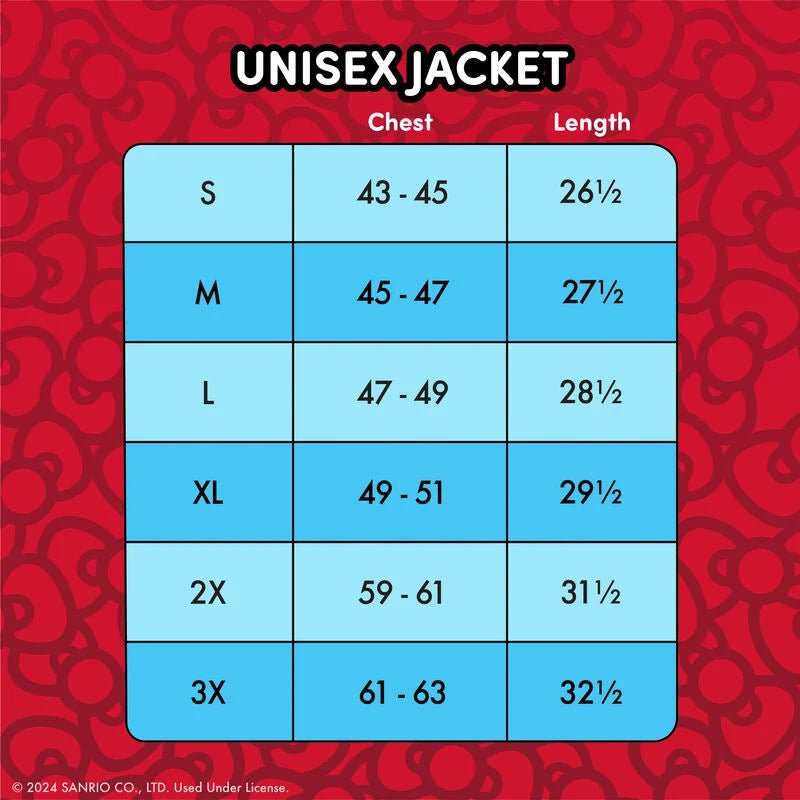 Loungefly x Sanrio Hello Kitty 50th Anniversary Unisex Jacket - GeekCore