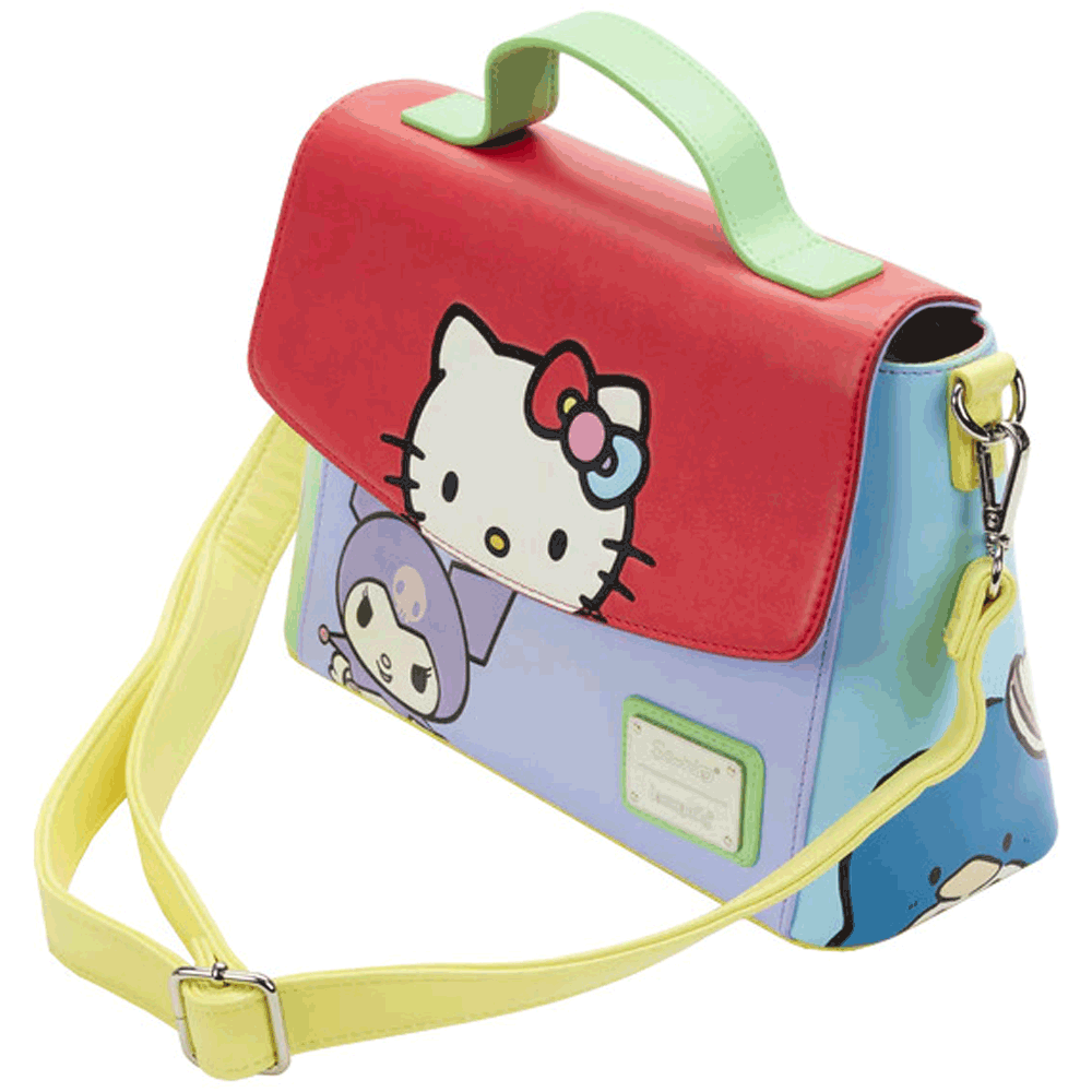 Loungefly x Sanrio Hello Kitty and Friends Colour Block Crossbody Bag - GeekCore