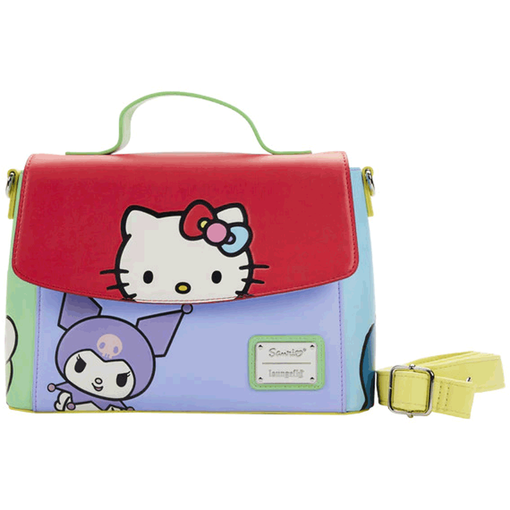 Loungefly x Sanrio Hello Kitty and Friends Colour Block Crossbody Bag - GeekCore