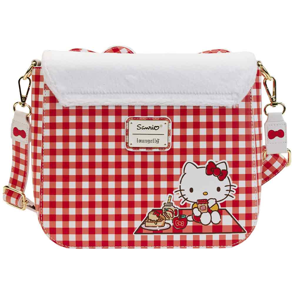 Loungefly x Sanrio Hello Kitty Gingham Cosplay Crossbody Bag - GeekCore