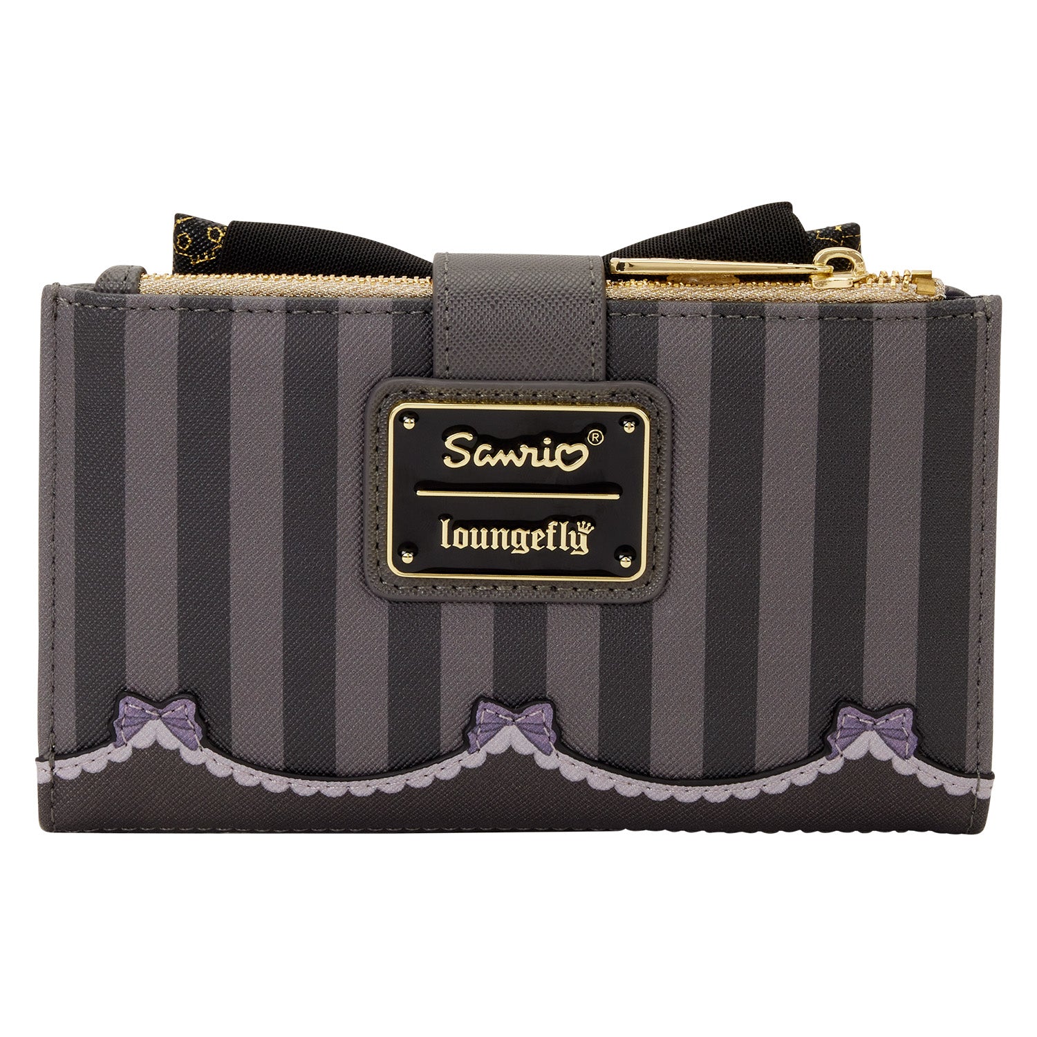 Loungefly x Sanrio Kuromi 20th Anniversary Bi - Fold Wallet - GeekCore