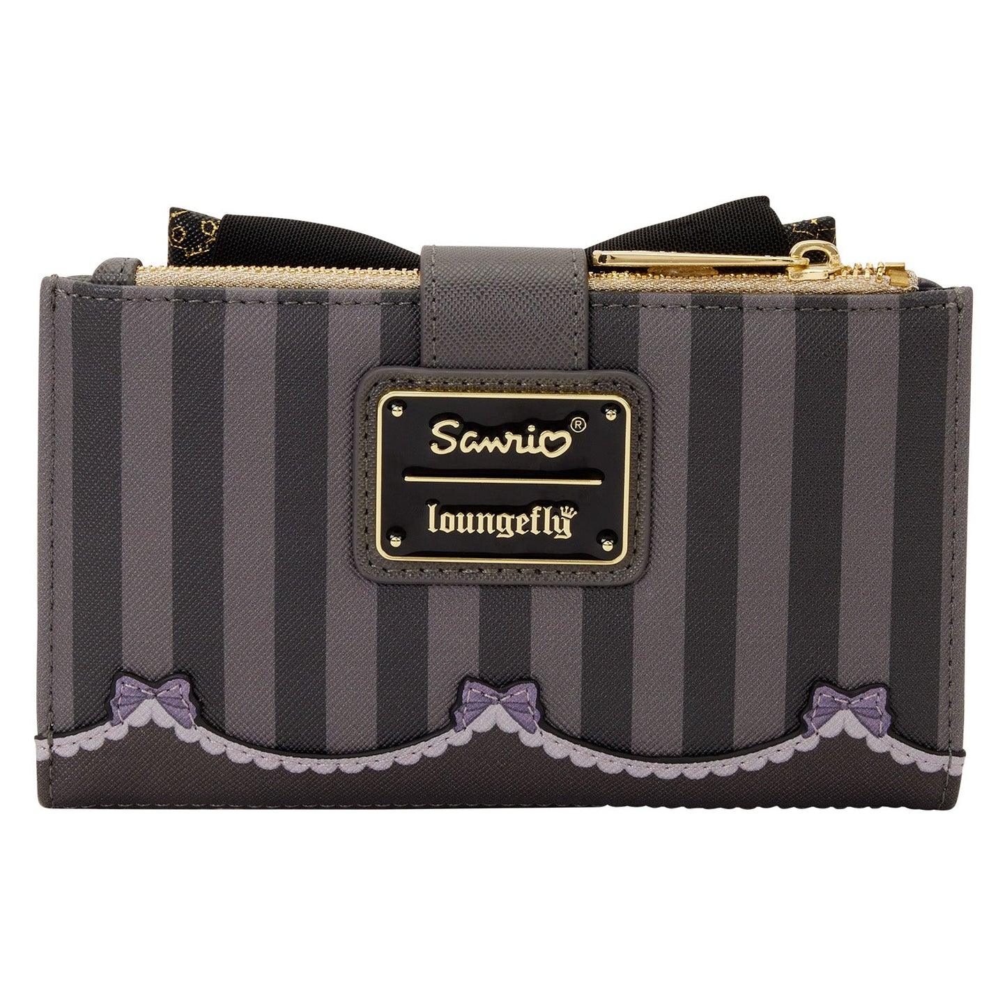 Loungefly x Sanrio Kuromi 20th Anniversary Bi - Fold Wallet - GeekCore