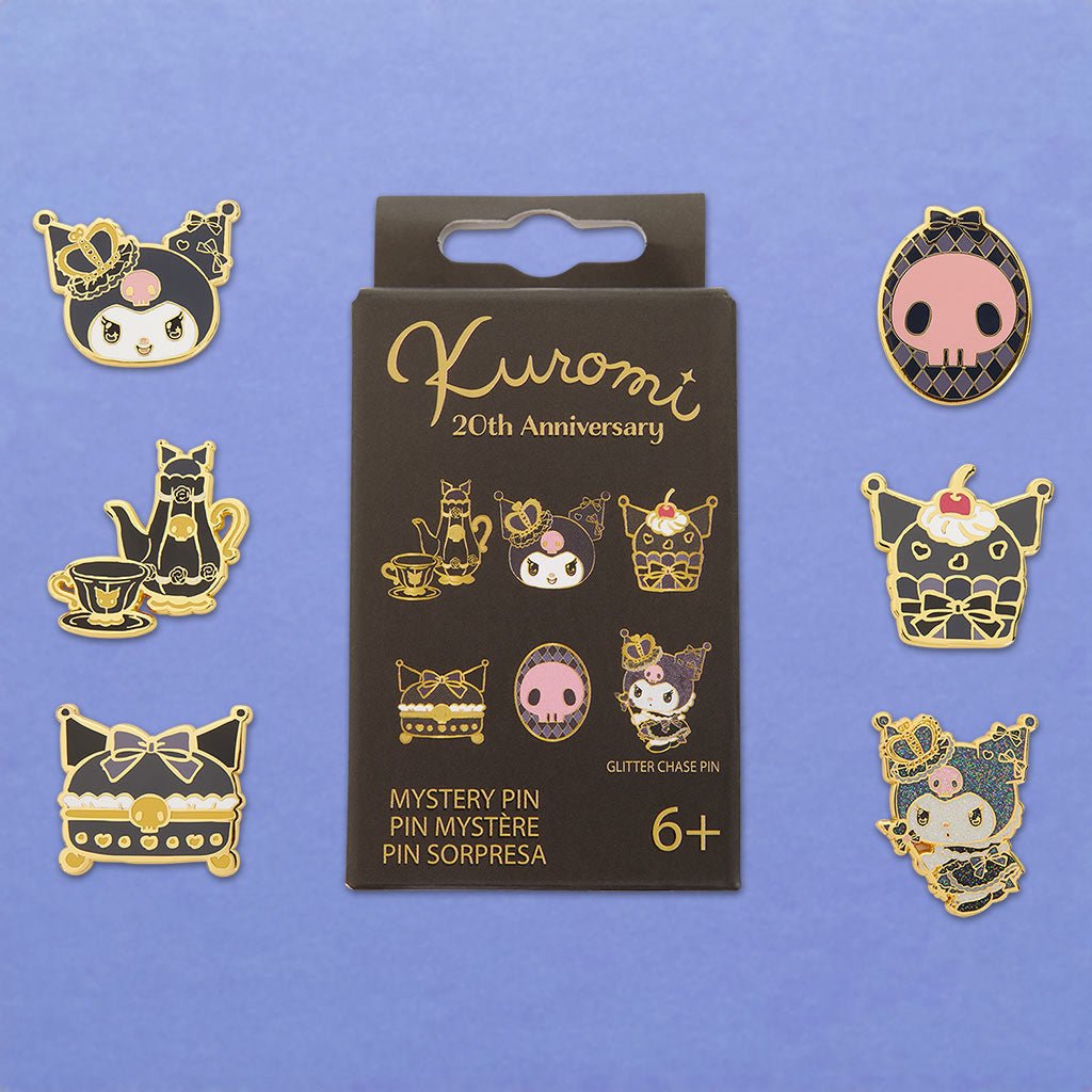 Loungefly x Sanrio Kuromi 20th Anniversary Blind Box Mystery Pin - GeekCore