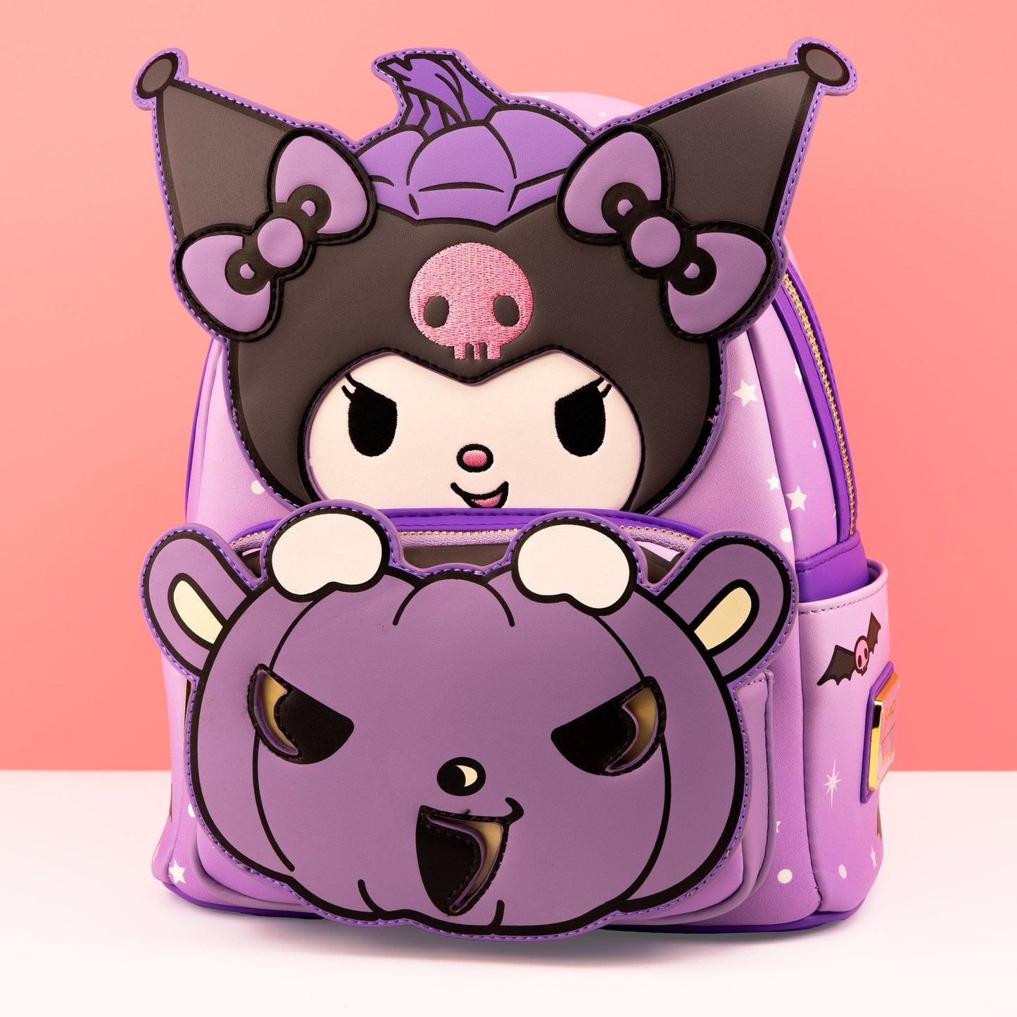 Loungefly x Sanrio Kuromi Pumpkin Mini Backpack - GeekCore