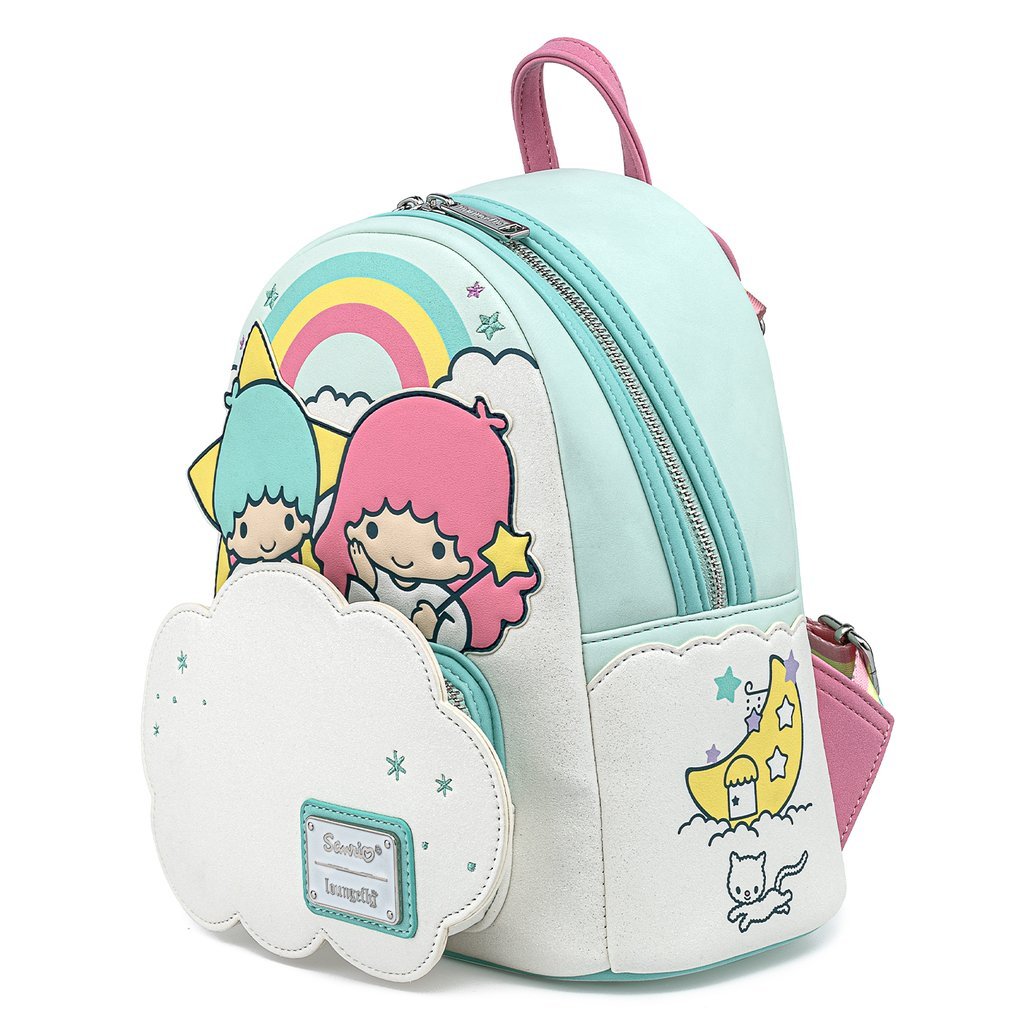 Loungefly x Sanrio Little Twin Stars Two Stars on Cloud Mini Backpack - GeekCore