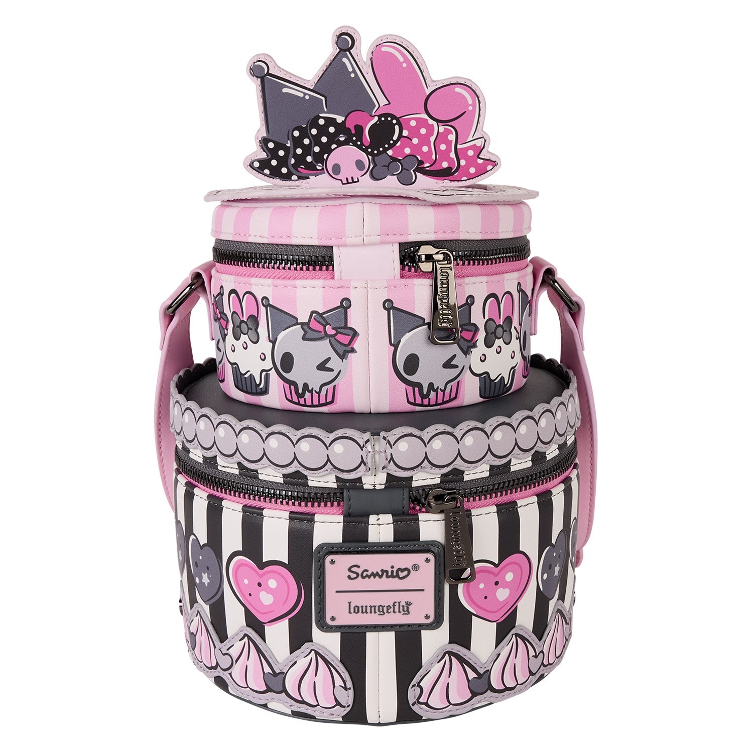 Loungefly x Sanrio My Melody and Kuromi Figural Crossbody Bag - GeekCore