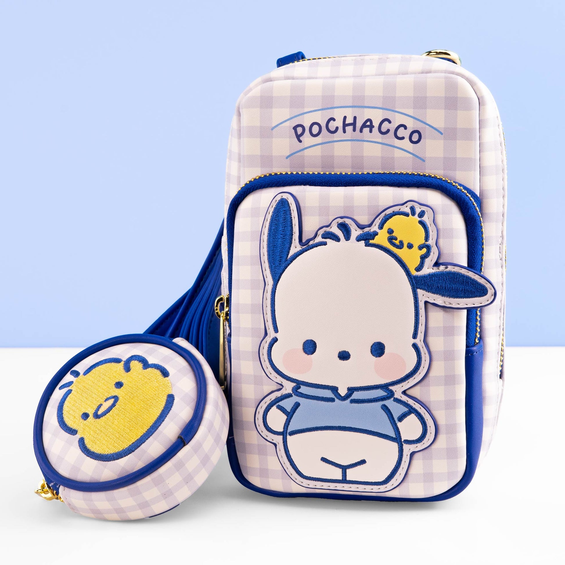 Loungefly x Sanrio Pochacco Crossbody Sling Bag With Coin Bag - GeekCore