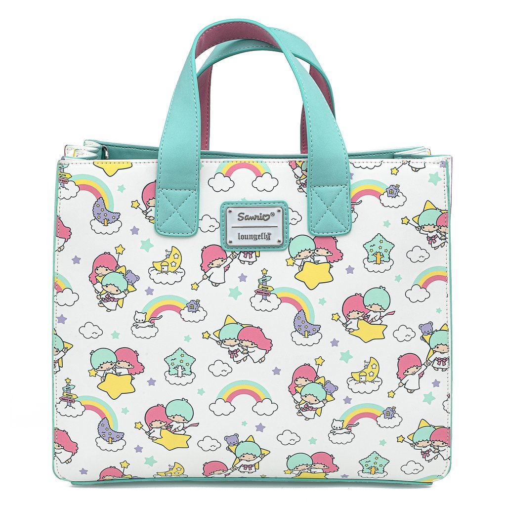 Loungefly x Sanrio Twin Stars Rainbow Handbag - GeekCore