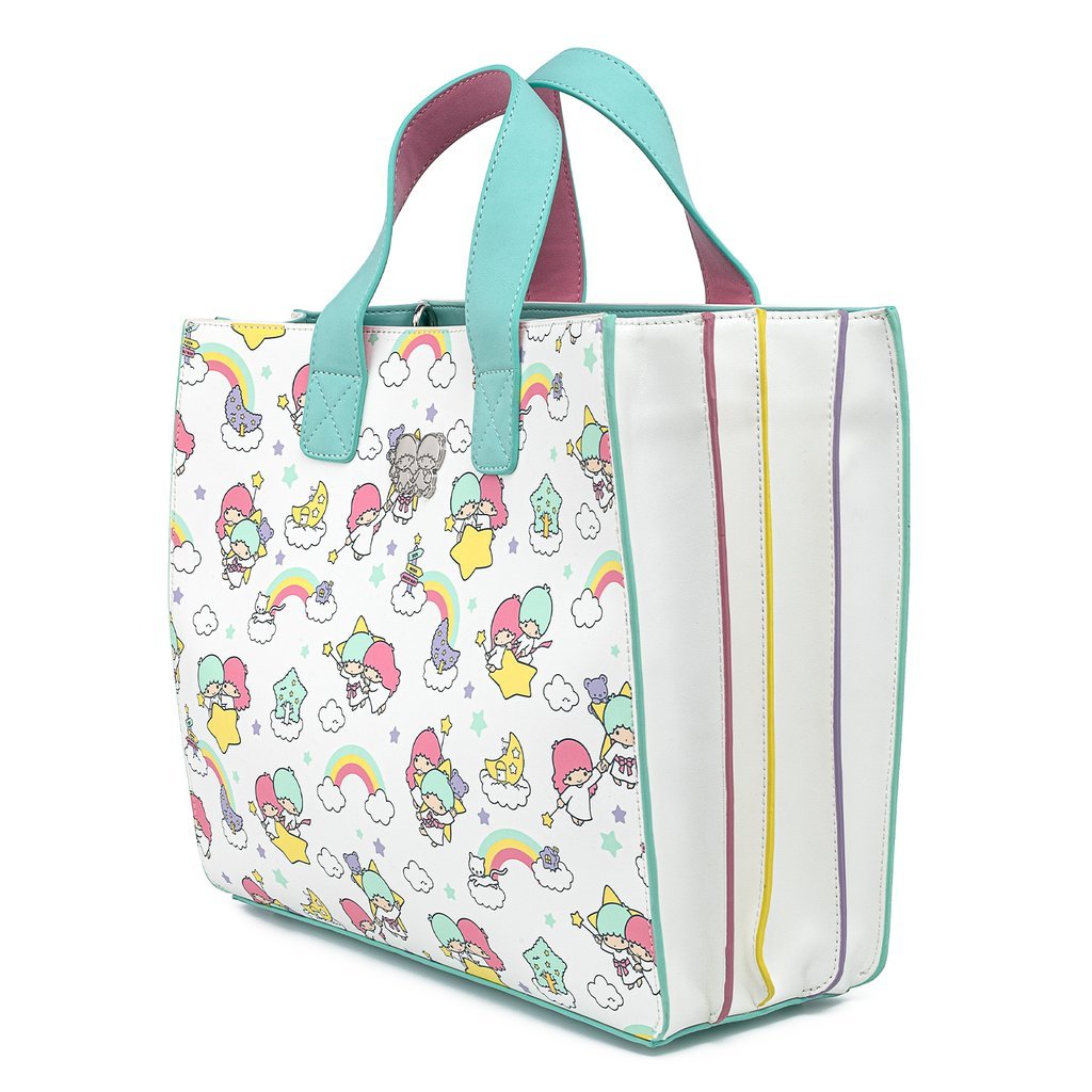 Loungefly x Sanrio Twin Stars Rainbow Handbag - GeekCore