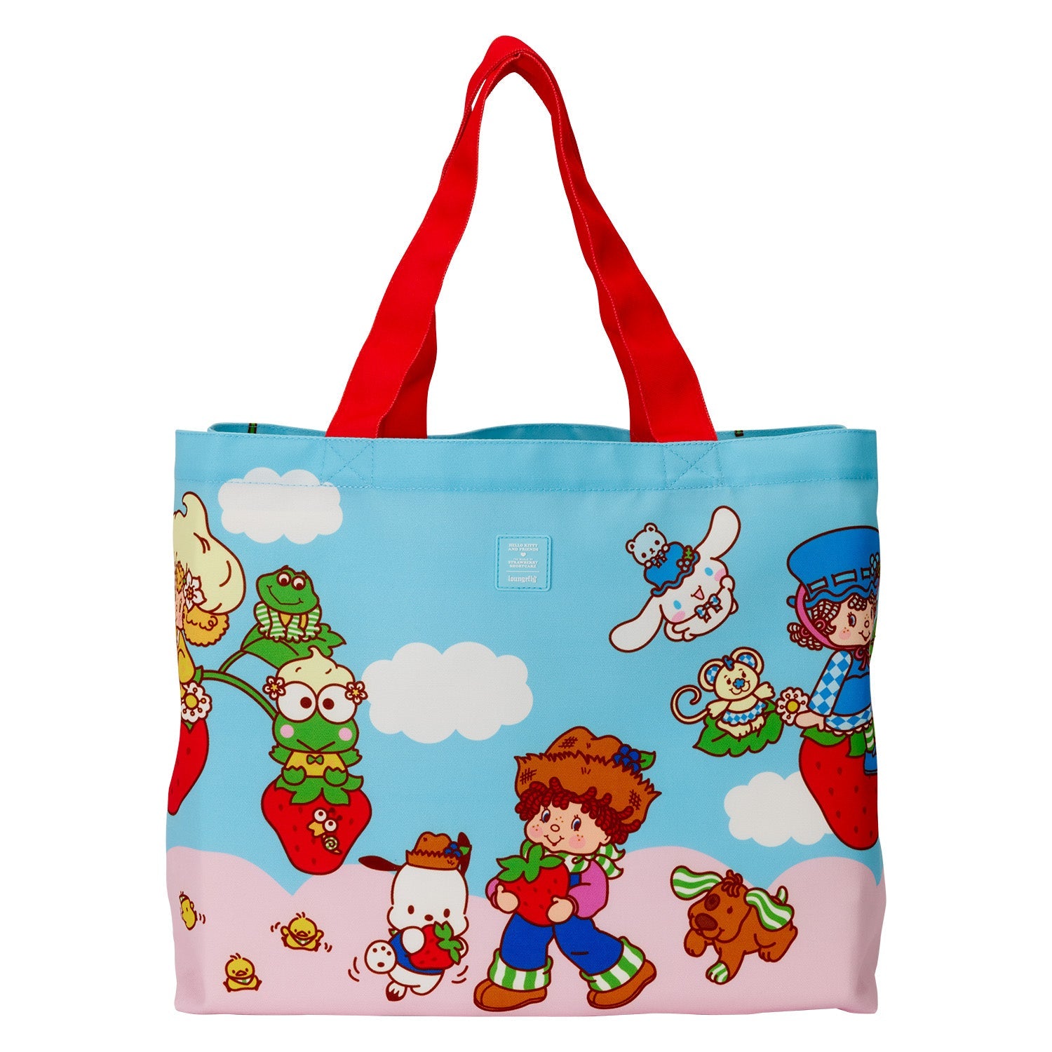 Loungefly x Sanrio x Strawberry Shortcake Oversize Canvas Tote Bag - GeekCore
