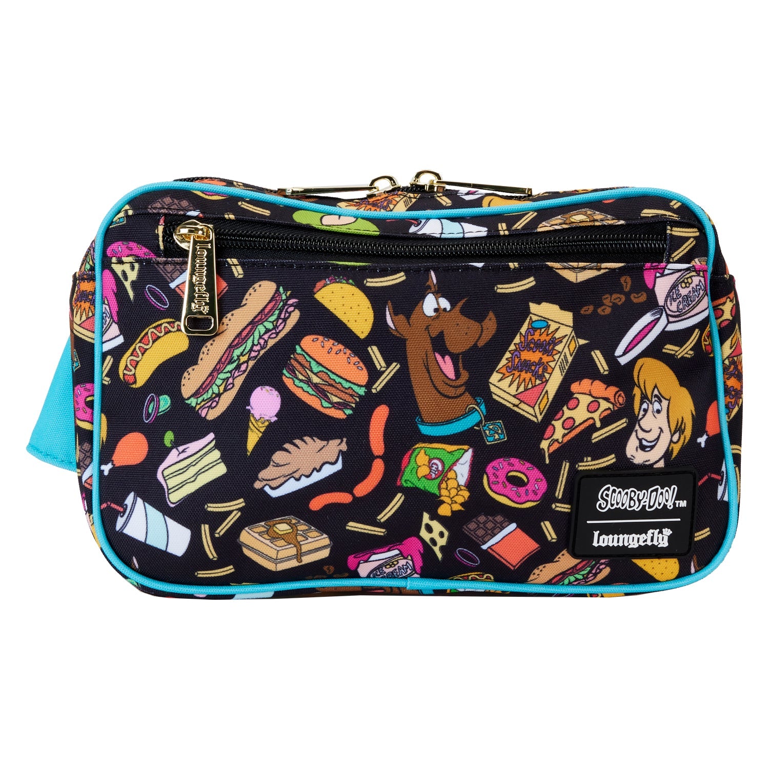 Loungefly x Scooby Doo Munchies AOP Nylon Waist Bag - GeekCore