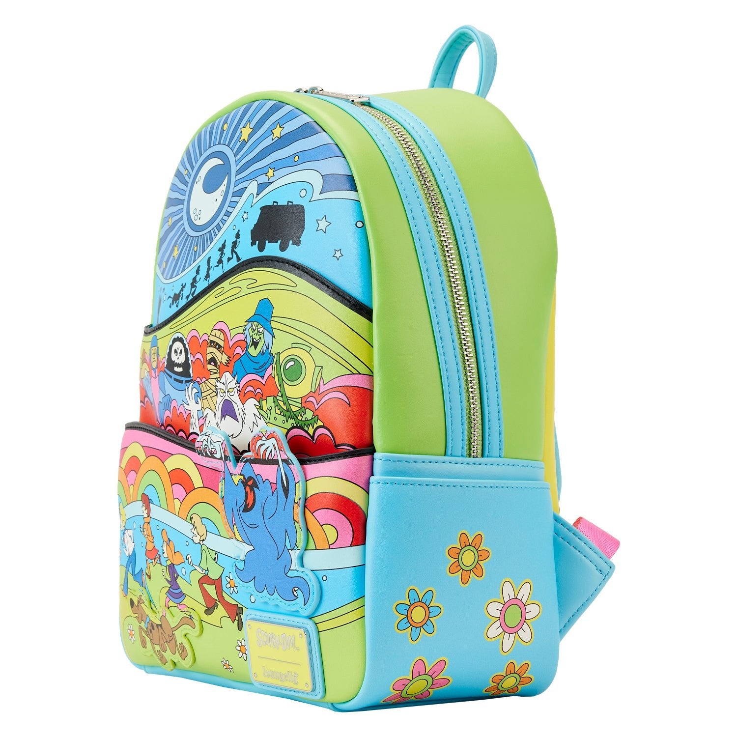 Loungefly x Scooby Doo Psychedelic Monster Chase Mini Backpack - GeekCore