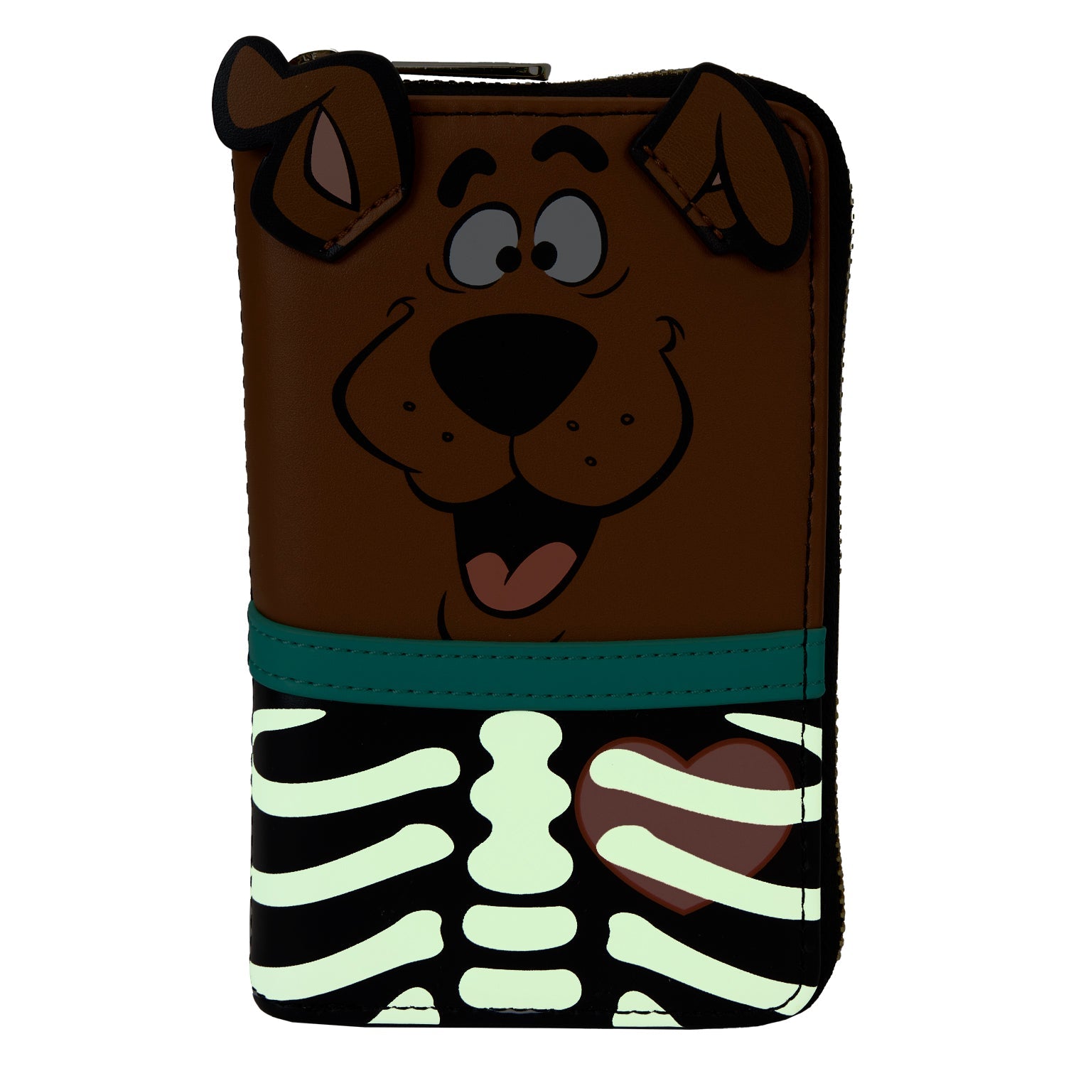 Loungefly x Scooby Doo Skeleton Scooby Cosplay Zip Waround Wallet - GeekCore