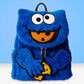 Loungefly x Sesame Street Cookie Monster Plush Mini Backpack - GeekCore