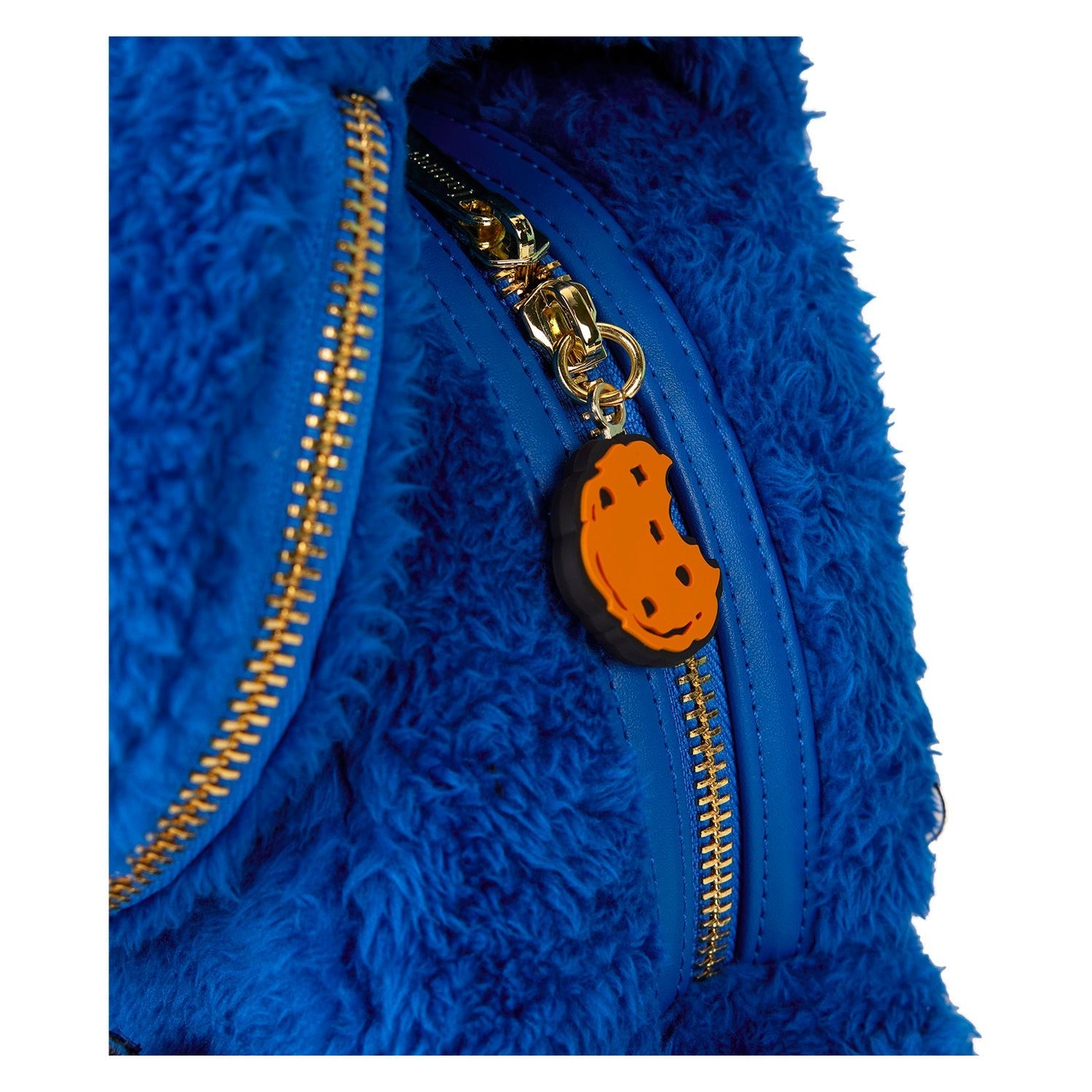 Loungefly x Sesame Street Cookie Monster Plush Mini Backpack - GeekCore