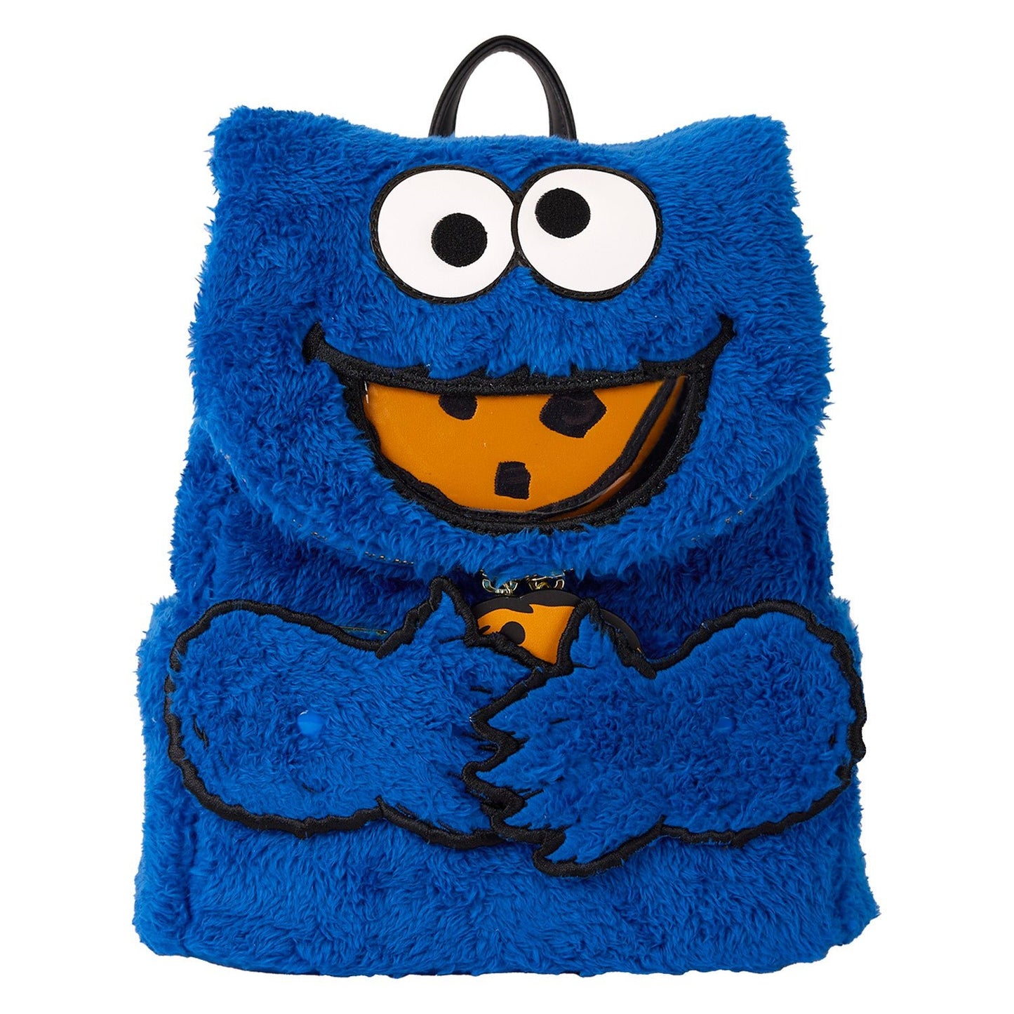Loungefly x Sesame Street Cookie Monster Plush Mini Backpack - GeekCore