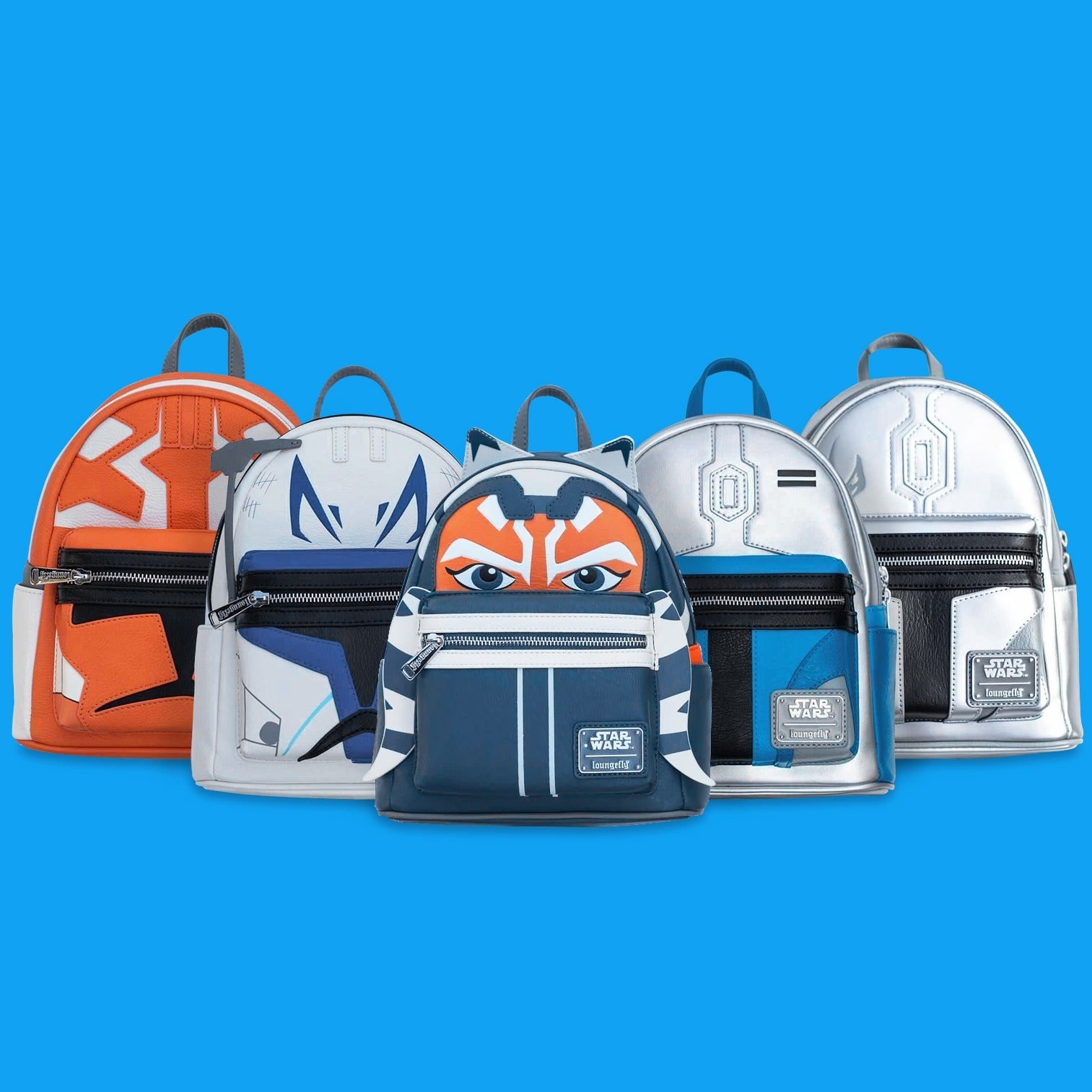 Loungefly x Star Wars 5 Cosplay Mini Backpacks Bundle - GeekCore