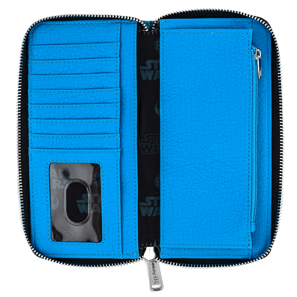 Loungefly x Star Wars Action Figures Line Up Zip Around Purse - GeekCore