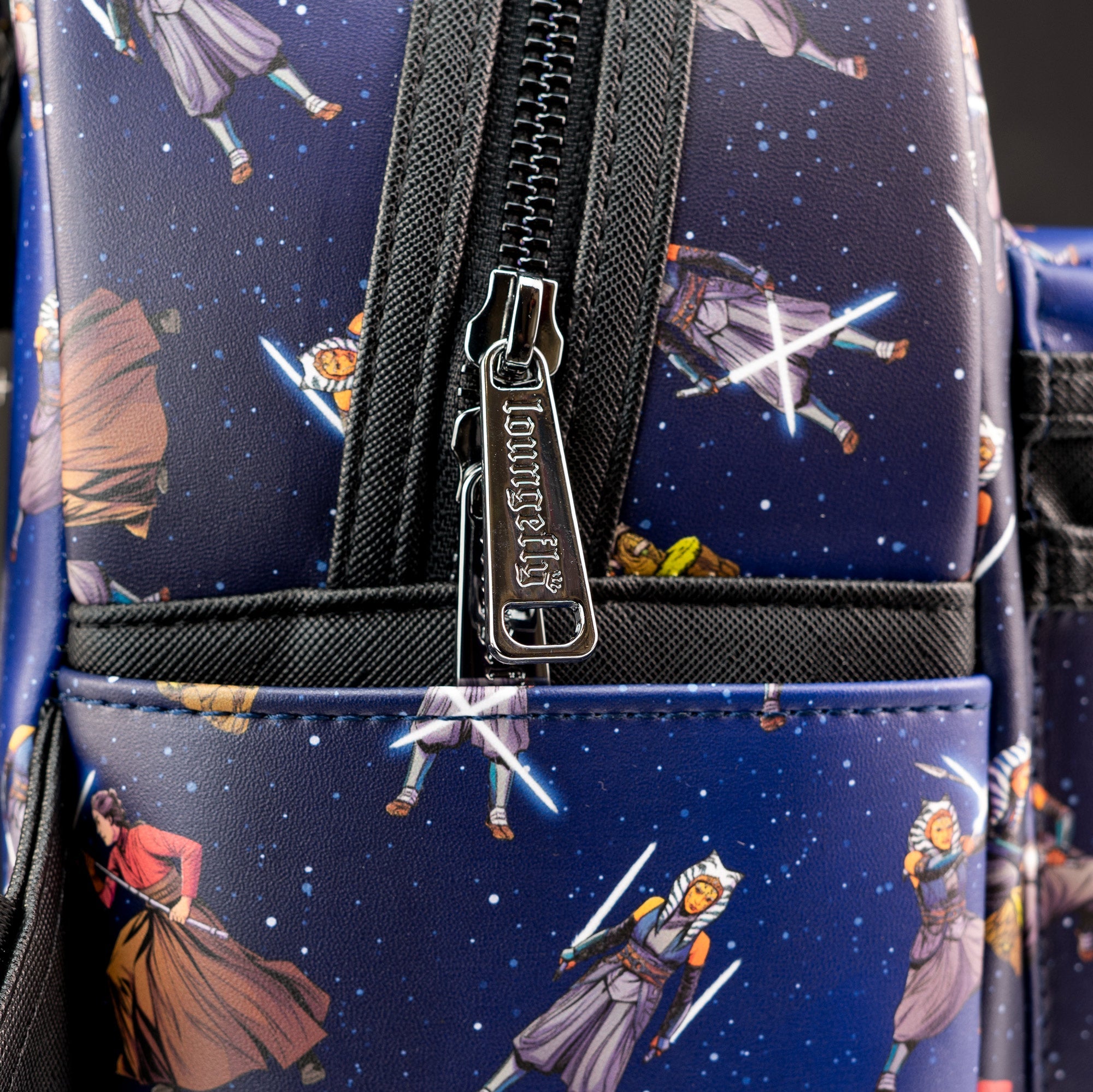 Loungefly x Star Wars Ahsoka Tano Alternating poses AOP Mini Backpack - GeekCore