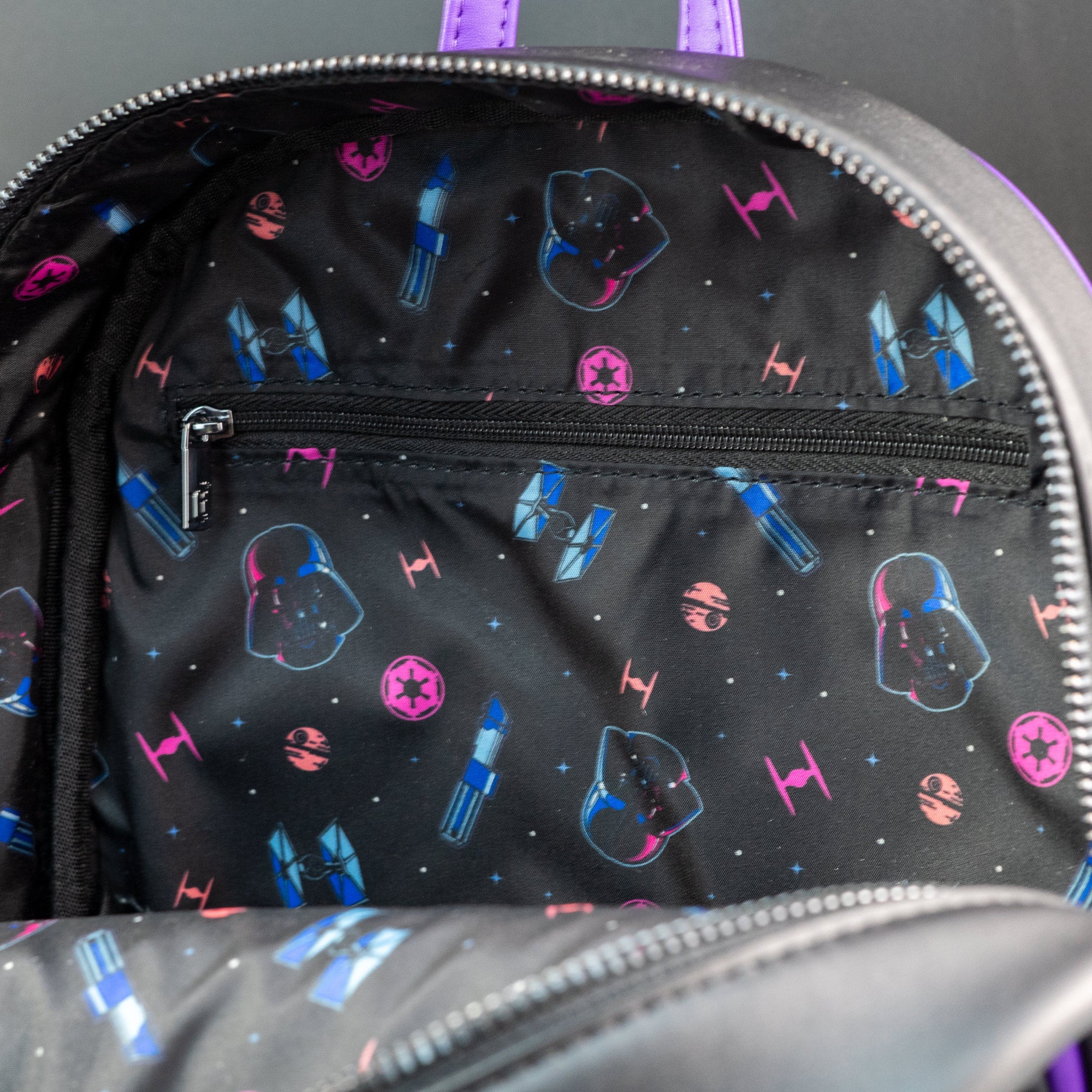 Loungefly x Star Wars Darth Vader Psychedelic Retrowave Portrait Mini Backpack - GeekCore